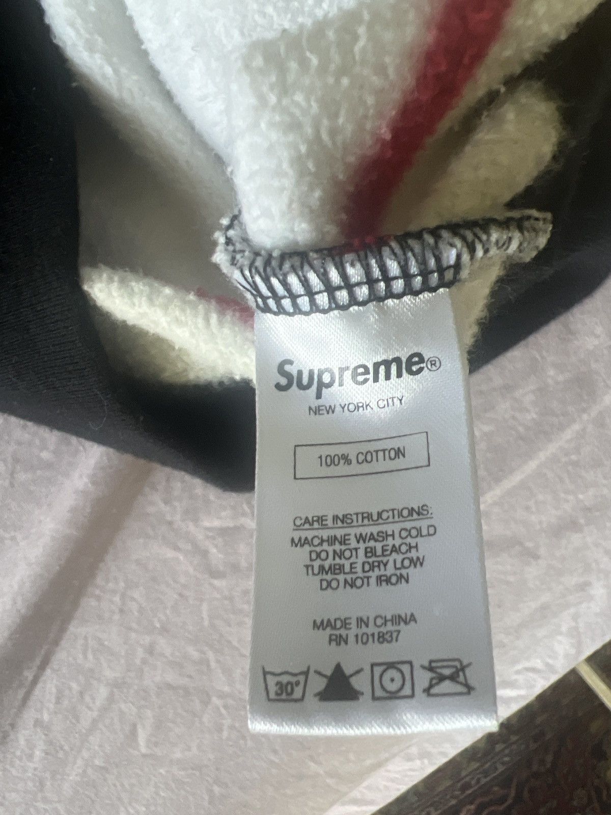 Supreme Supreme striped hooded sweatshirt Size US M / EU 48-50 / 2 - 5 Thumbnail