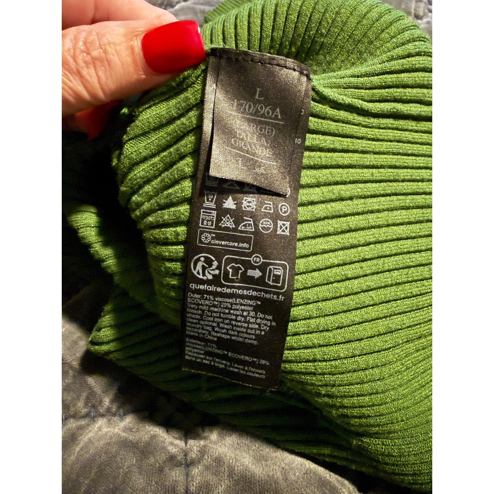 All Saints Green Sweater Dress Set Women Knit L - G002