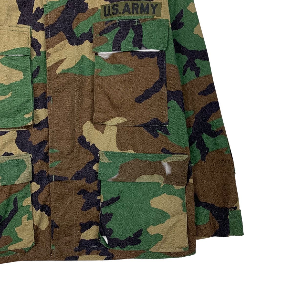 Vintage Vintage U.S ARMY Green Camo Combat Jacket #2591-C117 Size US S / EU 44-46 / 1 - 4 Thumbnail
