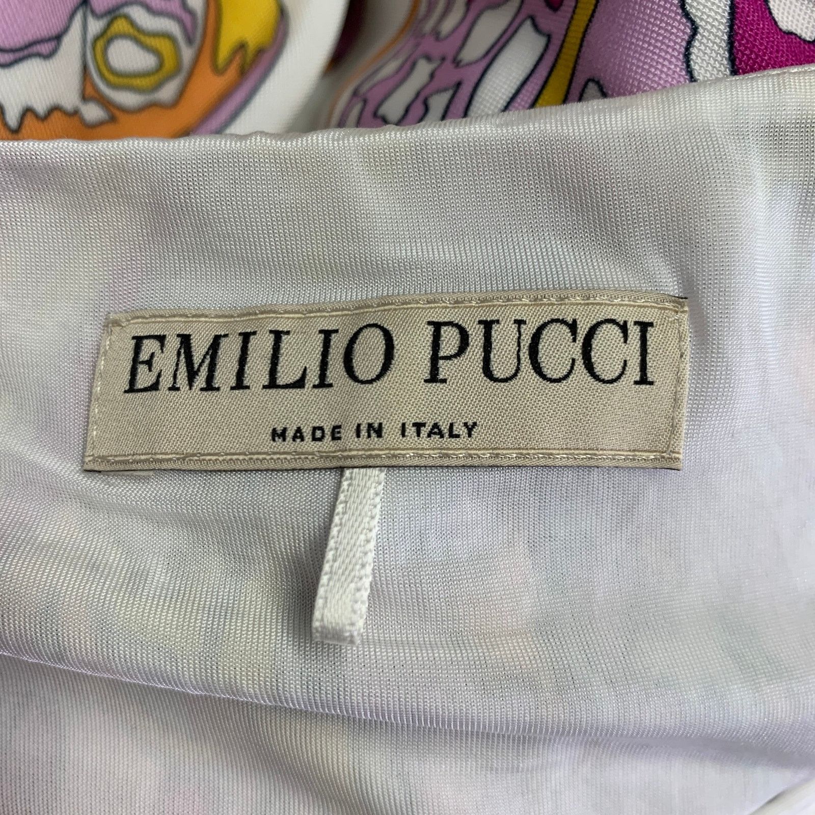 Emilio Pucci EMILIO PUCCI White Pink Butterflies 3/4 Sleeves Casual Top Size XL / US 12-14 / IT 48-50 - 6 Thumbnail