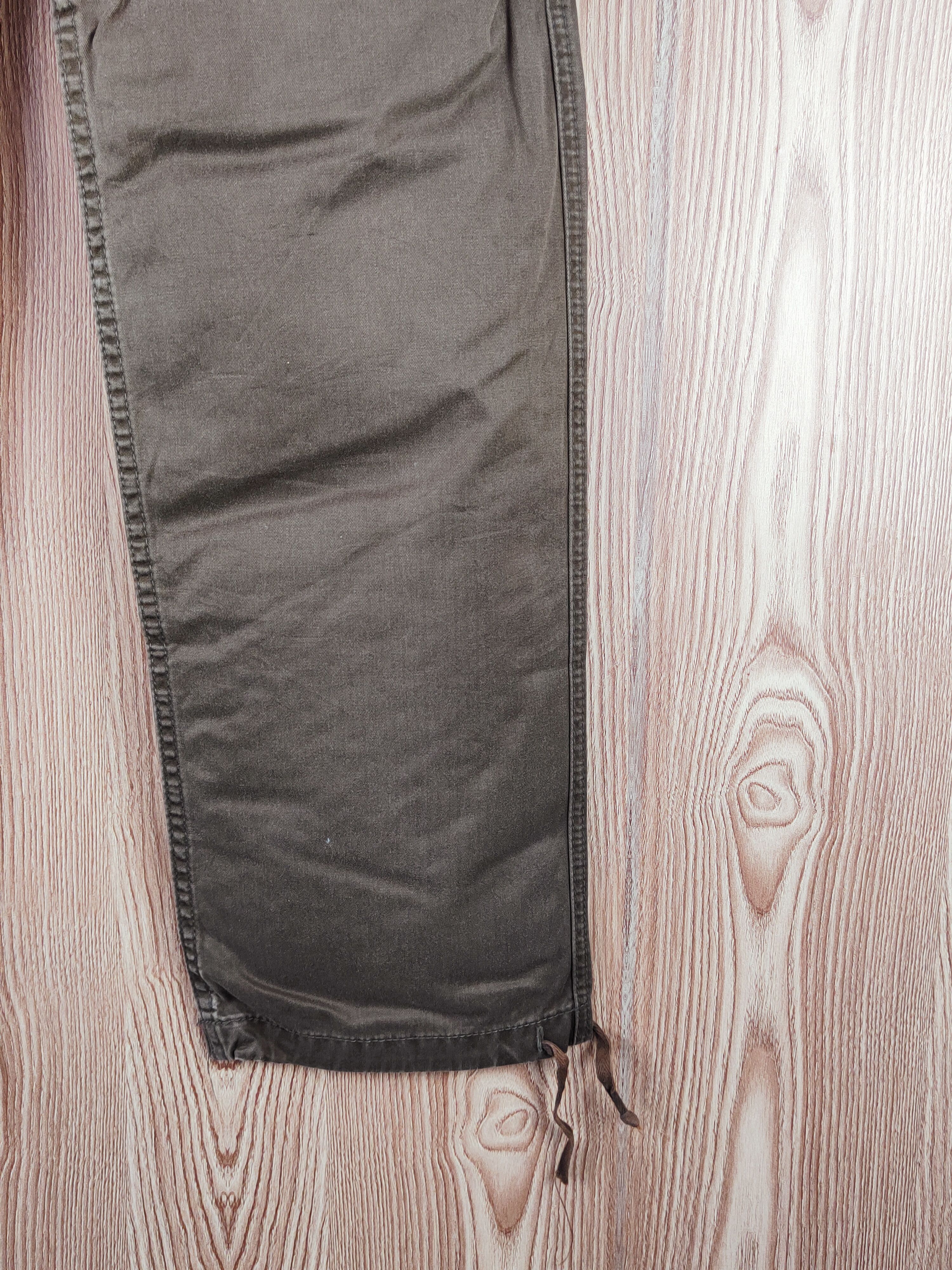 Japanese Brand Back Number Dark Brown Multipocket Cargo Pants #W833 Size US 28 / EU 44 - 6 Thumbnail