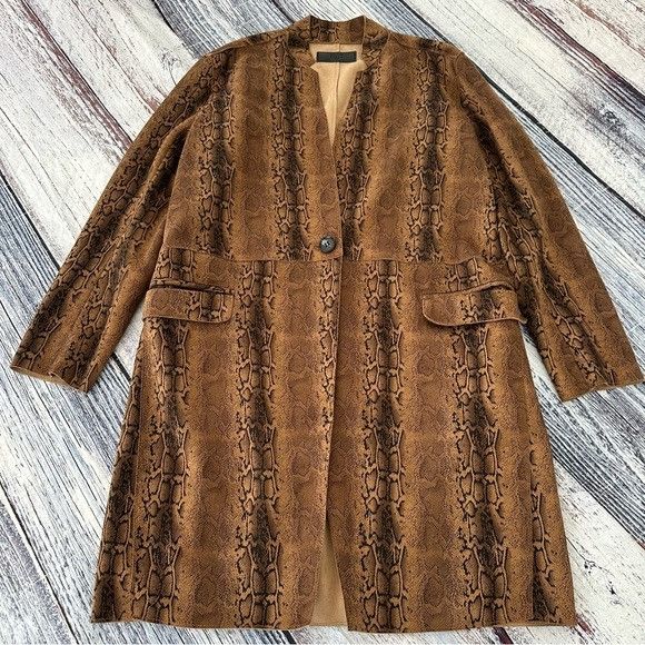 BLANKNYC BLANK NYC Copperhead Faux Leather Trench Coat Size S / US 4 / IT 40 - 2 Thumbnail