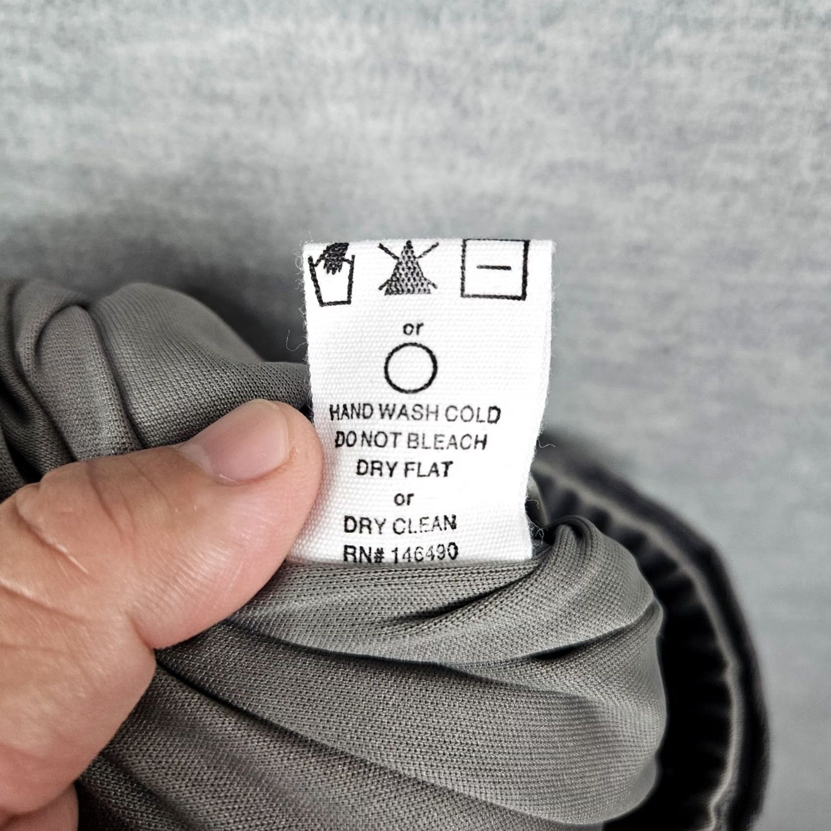 Vintage PURSUE Women's Gray Side Ruched Lined Mini Skirt Size M NEW Size 32" / US 10 / IT 46 - 8 Thumbnail