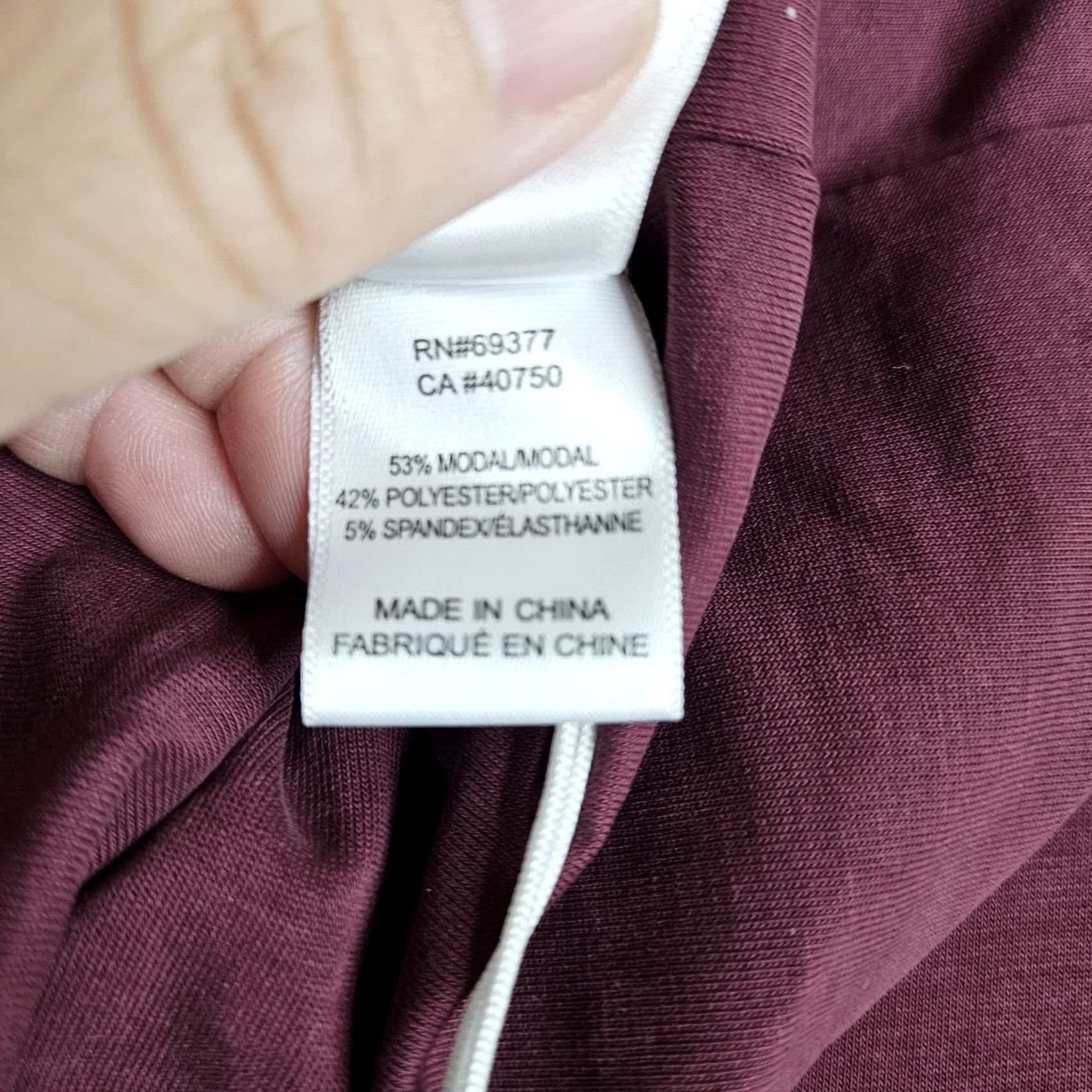 Vintage Burgundy Sleeveless Tunic Top Women's M Mock Neck Cowl Neck All Seasons Casual Solid Red not provided Size M / US 6-8 / IT 42-44 - 7 Thumbnail