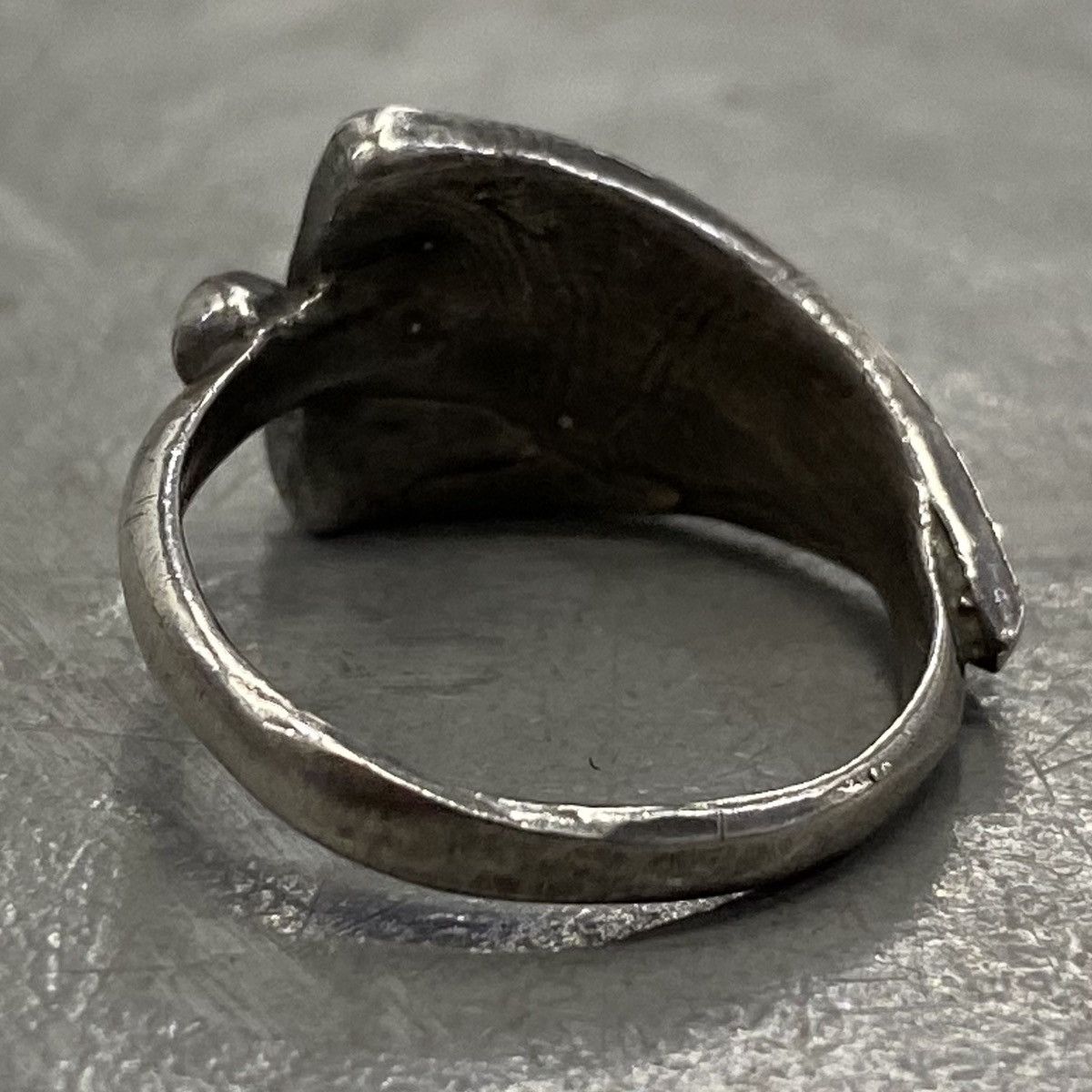 Kapital × Vintage Vtg 60s 70s Navajo Sterling Silver Bear Paw Turquoise Ring Size ONE SIZE - 4 Thumbnail