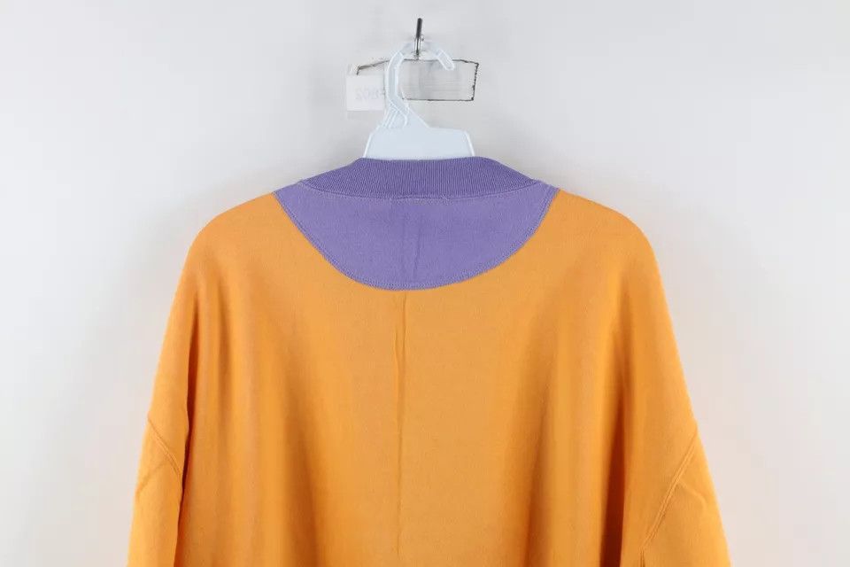 Converse × Vintage Vintage 80s 90s Converse Block Chucks Sweatshirt Orange Size XL / US 12-14 / IT 48-50 - 9 Thumbnail