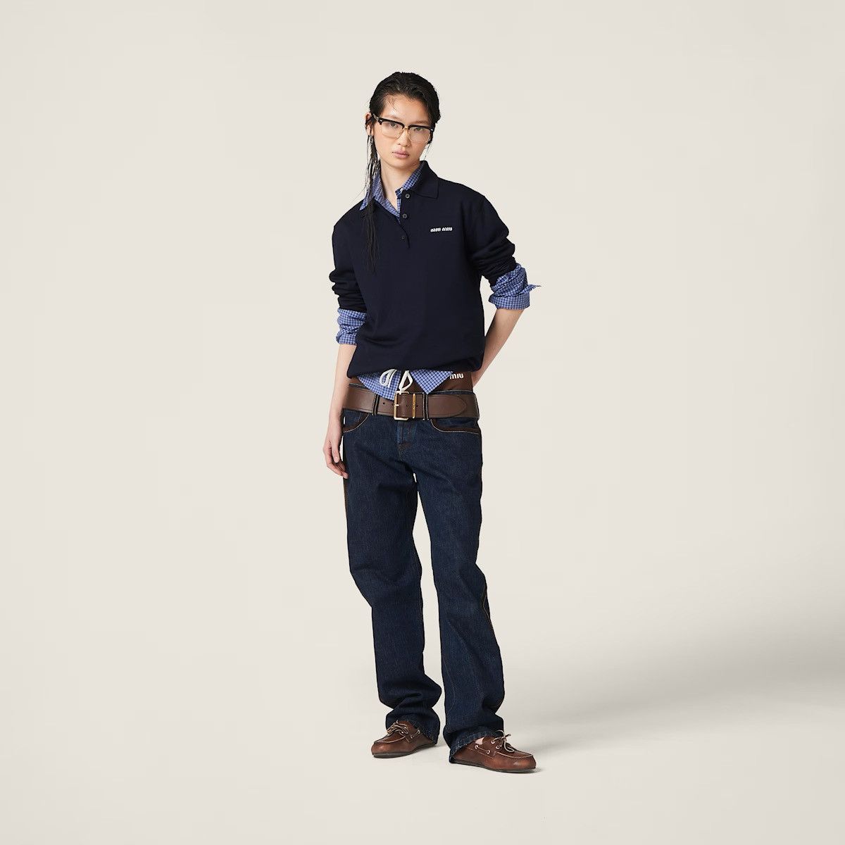 Miu Miu FW/24 Wool Knit Polo Shirt Size US S / EU 44-46 / 1 - 7 Thumbnail
