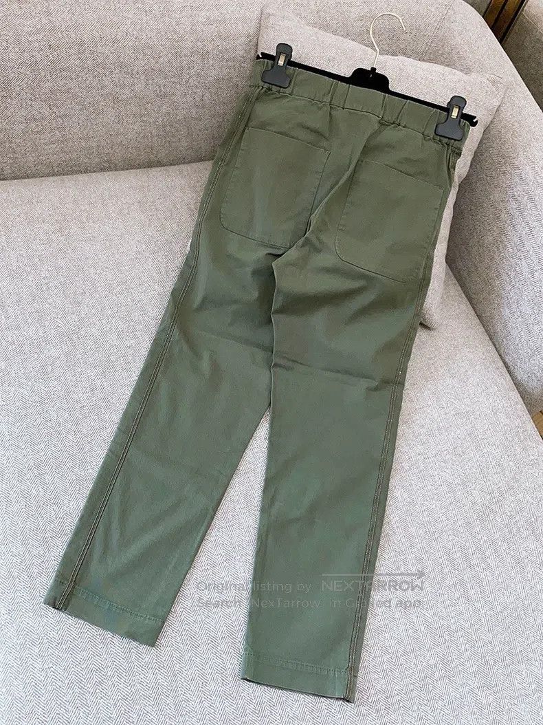 Brunello Cucinelli Brunello Cucinelli Military Green Casual Pants Size 24" / US 00 / IT 34 - 2 Thumbnail