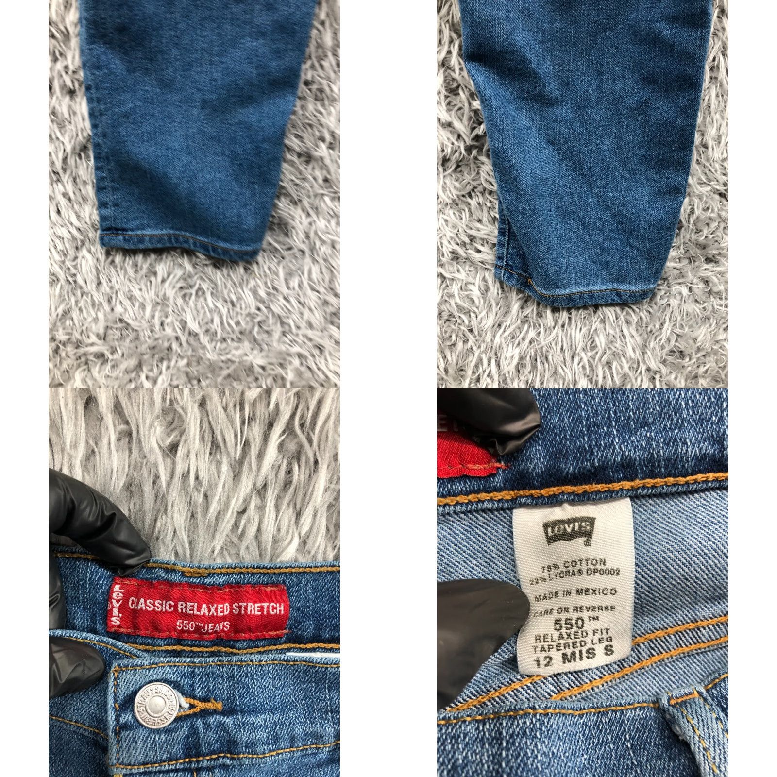 Levi's Levi's 550 Jeans Waist 32 Inseam 29 Regular Size 12 Womens Medium Wash Blue Relaxed Tapered Denim Size 34" / US 12 / IT 48 - 8 Thumbnail
