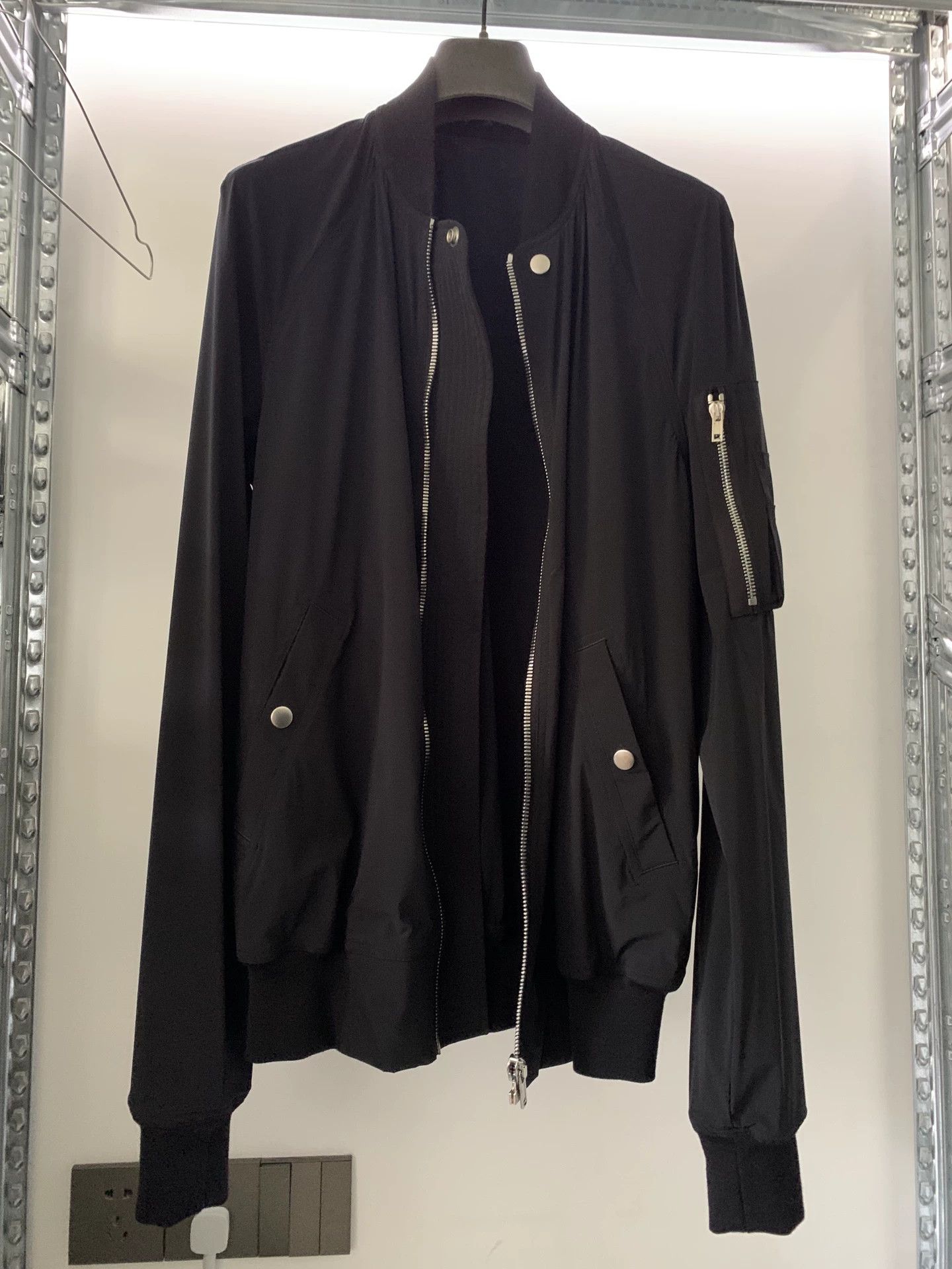Rick owens ma-1 mainline black jacket -DMC