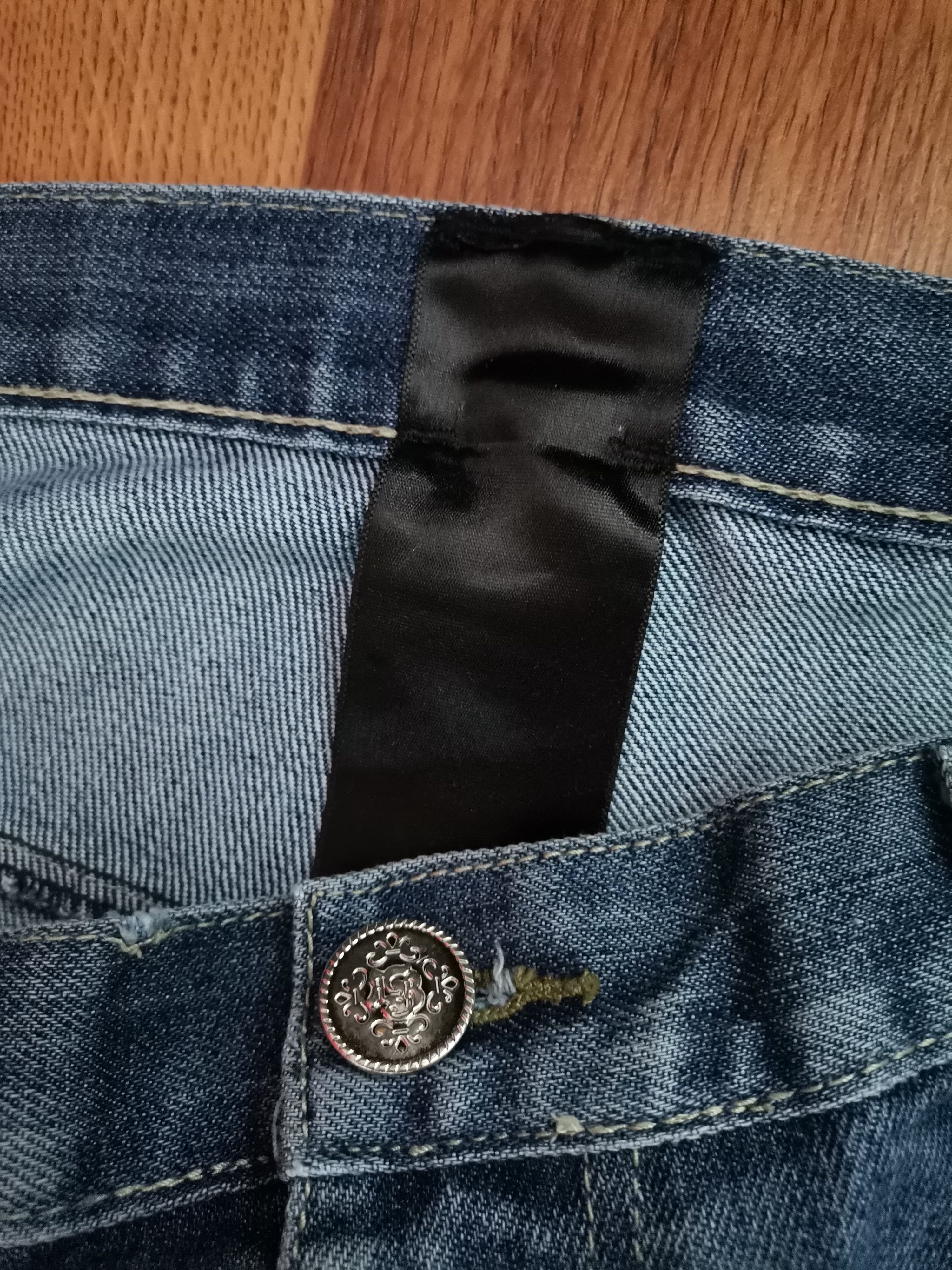Vintage Vintage Raw Blue Embroidered Jeans Size US 36 / EU 52 - 5 Thumbnail