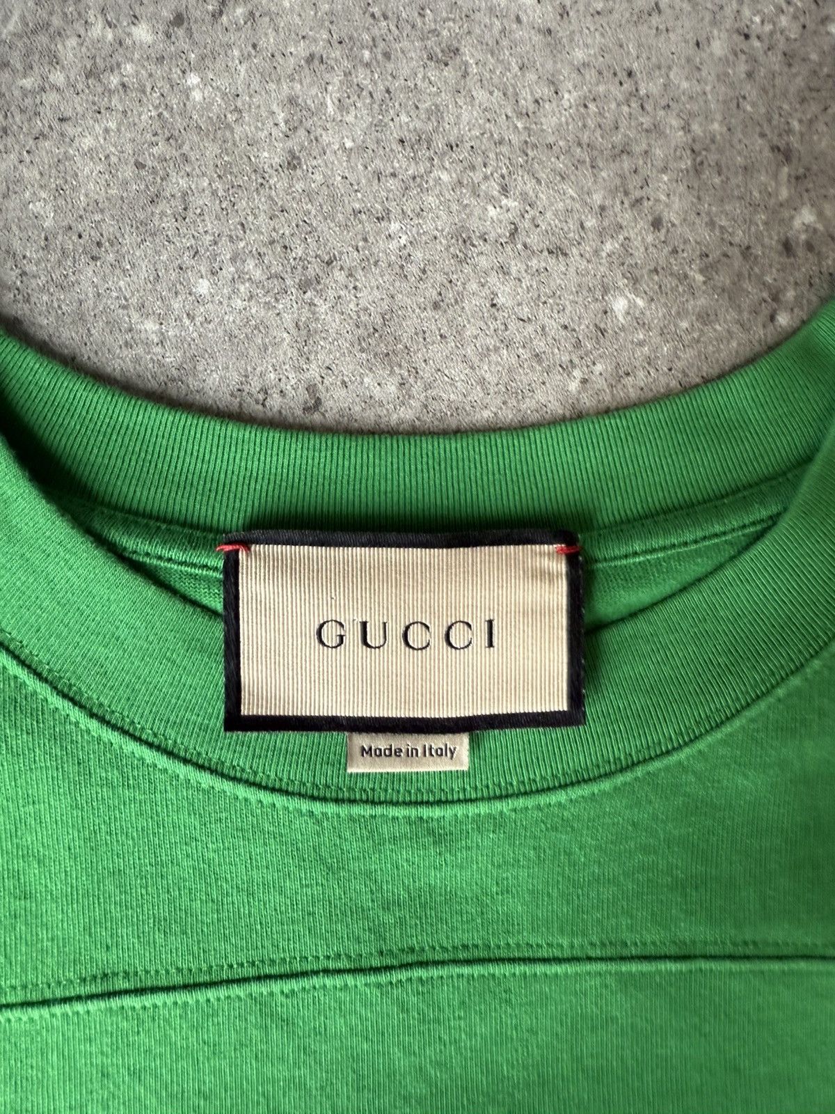 Gucci GUCCI TO HUG A SNAKE GREEN TEE SIZE L Size US L / EU 52-54 / 3 - 3 Thumbnail