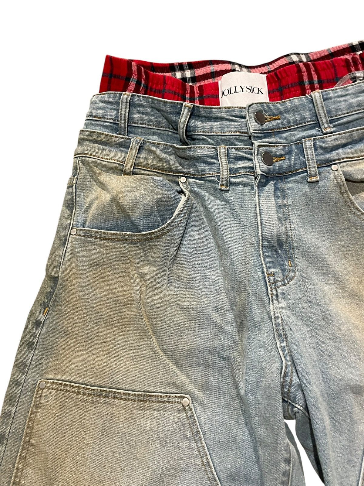 Other Baggy Y2K Mudwash Balenciaga-style Jeans Size US 34 / EU 50 - 2 Thumbnail