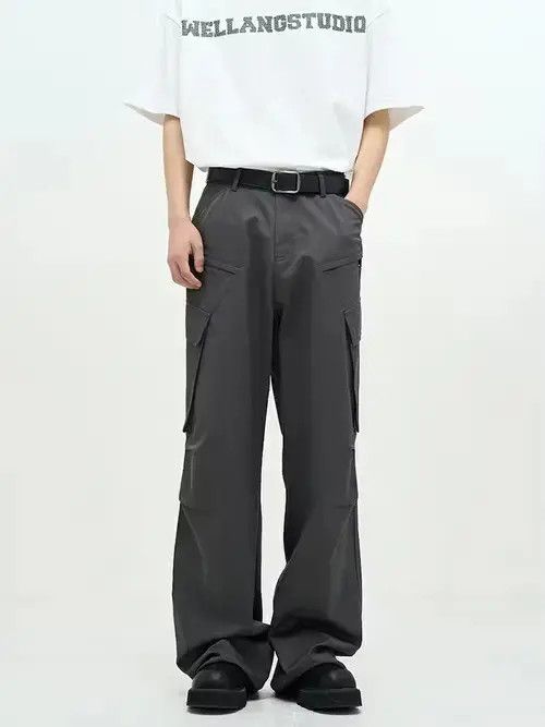 Japanese Brand flared utility cargo pants Size US 28 / EU 44 - 4 Thumbnail