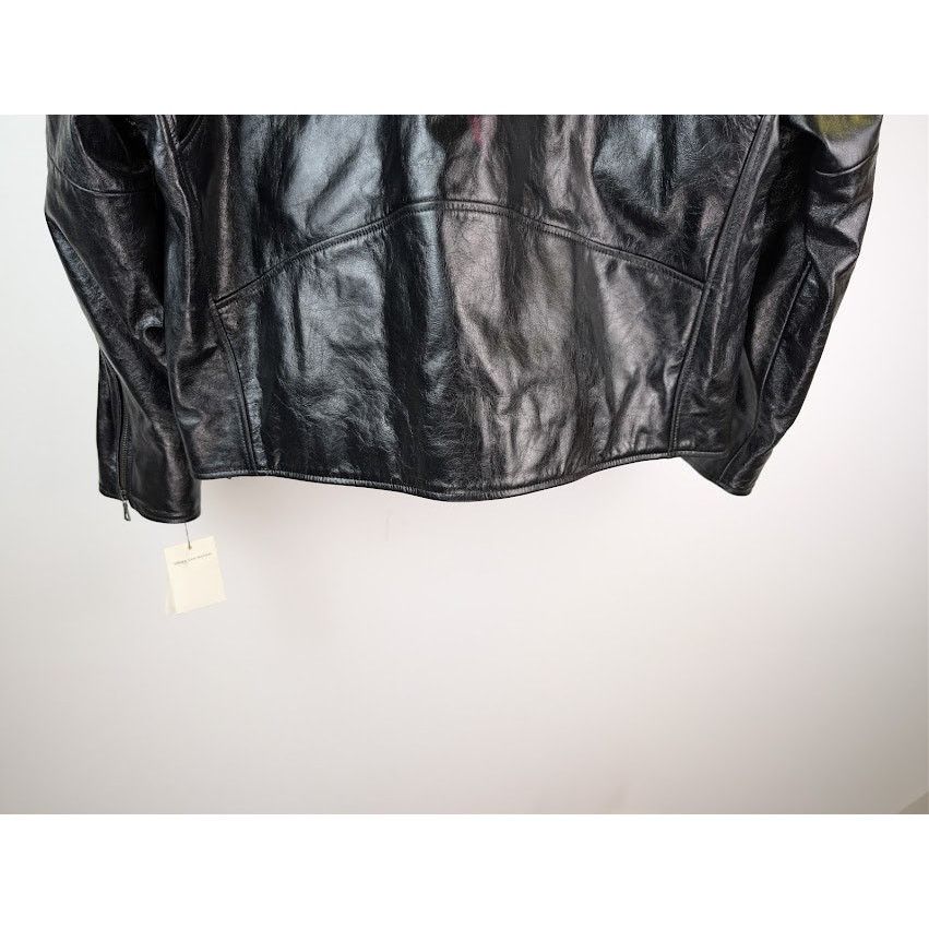 Dries Van Noten o1rshd1 Vintage Lodz Leather Biker Jacket in Black Size US M / EU 48-50 / 2 - 16 Thumbnail