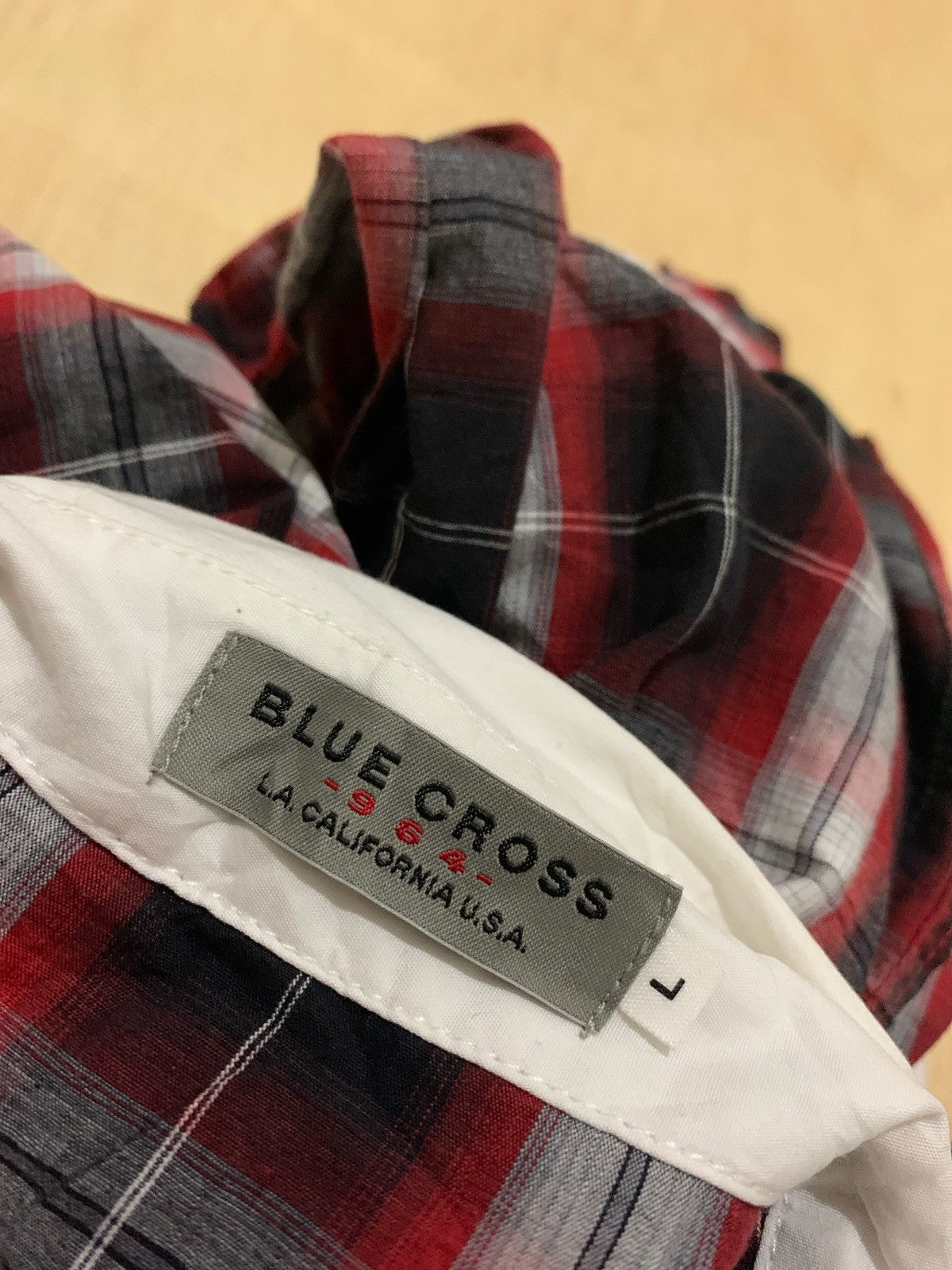 Hysteric Glamour × If Six Was Nine × Japanese Brand Blue Cross California U.S.A Shirt button up Size US M / EU 48-50 / 2 - 9 Thumbnail