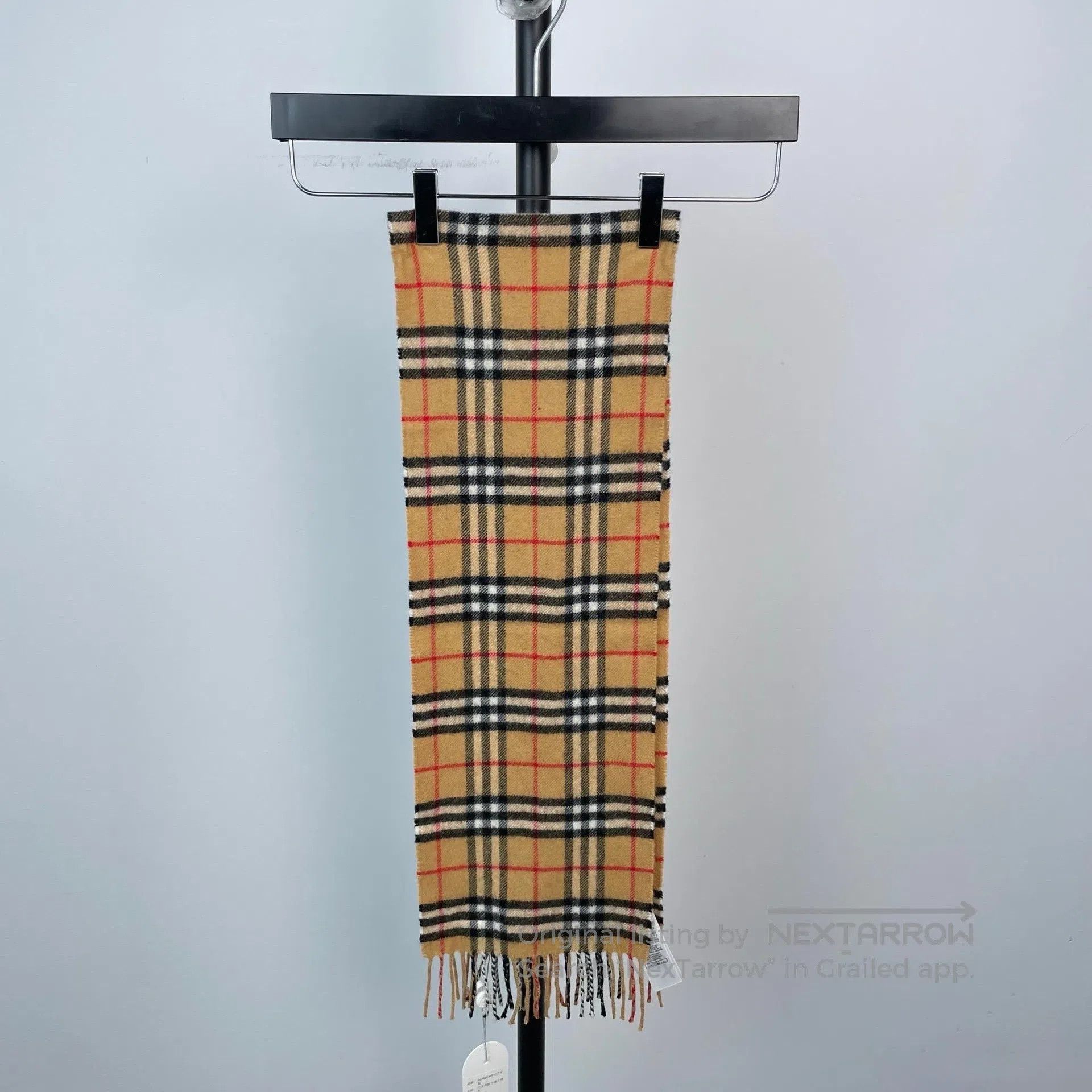 Burberry Burberry Brown Double-sided Classic Plaid Cashmere Scarf| Size ONE SIZE - 2 Thumbnail