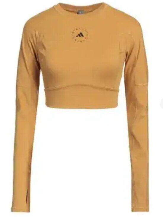 Adidas Desert Dune TrueStrength Yoga Crop Top L Size L / US 10 / IT 46 - 1 Thumbnail