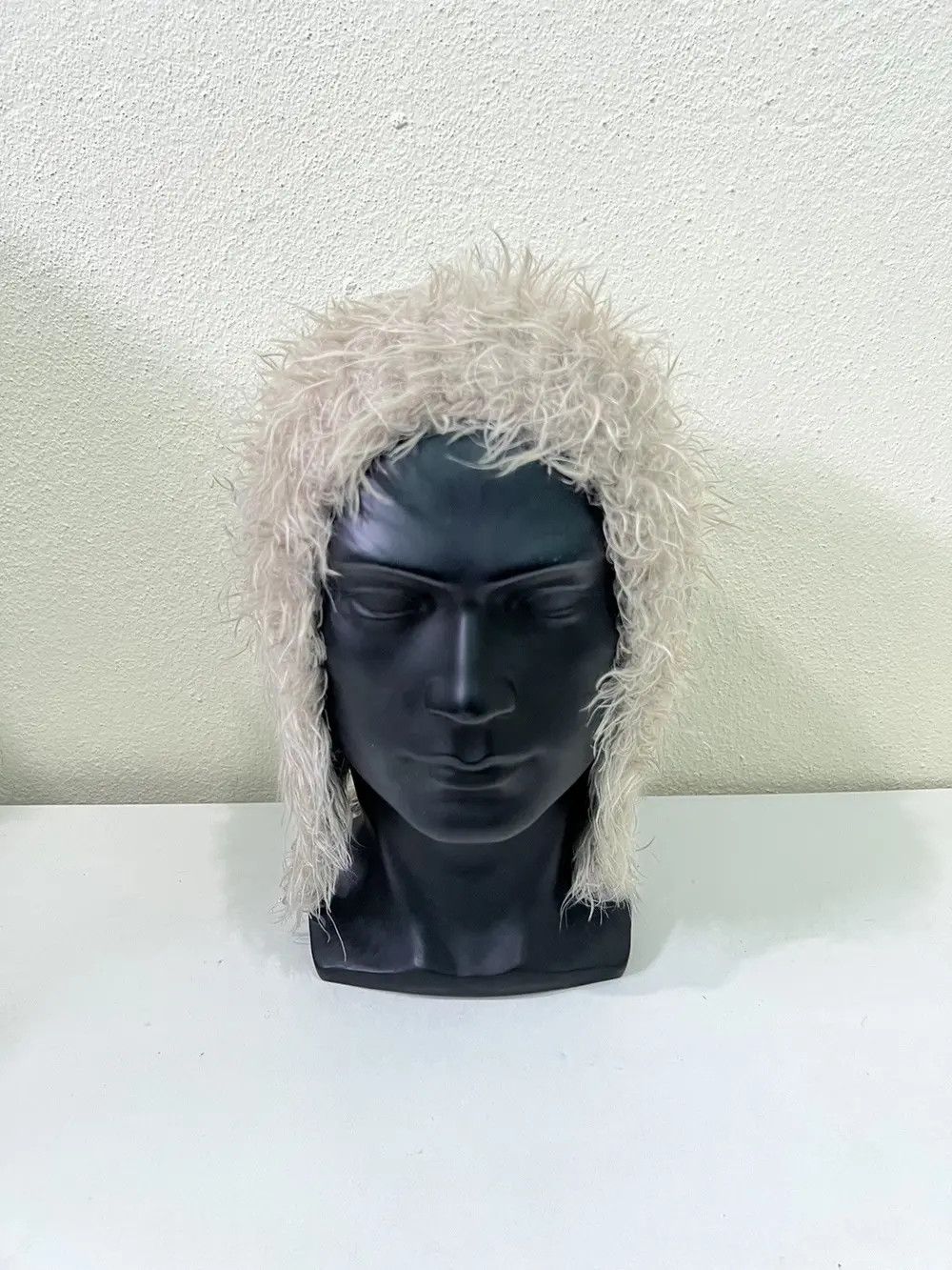 Japanese Brand Japanese Brand Fur Earflap Beanie Hat Size ONE SIZE - 2 Thumbnail