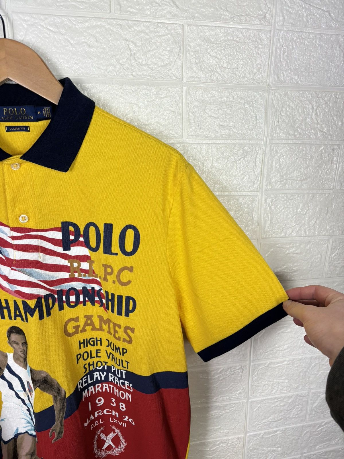 Polo Ralph Lauren Polo Ralph Lauren Stadium Olympic Track Championship T-Shirt Size US M / EU 48-50 / 2 - 7 Thumbnail