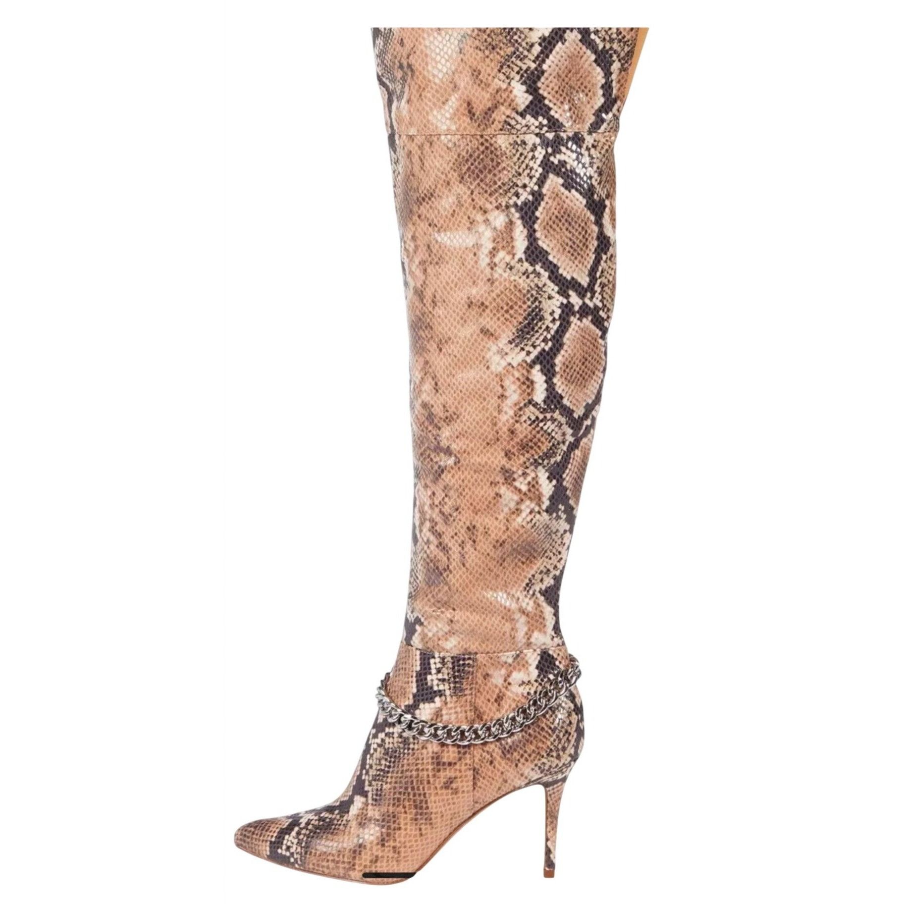 Jessica Simpson JESSICA SIMPSON / Ammira2M / Snake Print / Over-The-Knee Boo Size US 9 / IT 39 - 1 Thumbnail