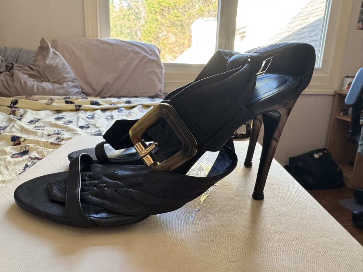 Burberry Burberry Trench Buckle Marham 100 Sandal Heel Size US 10 / IT 40 - 2 Thumbnail
