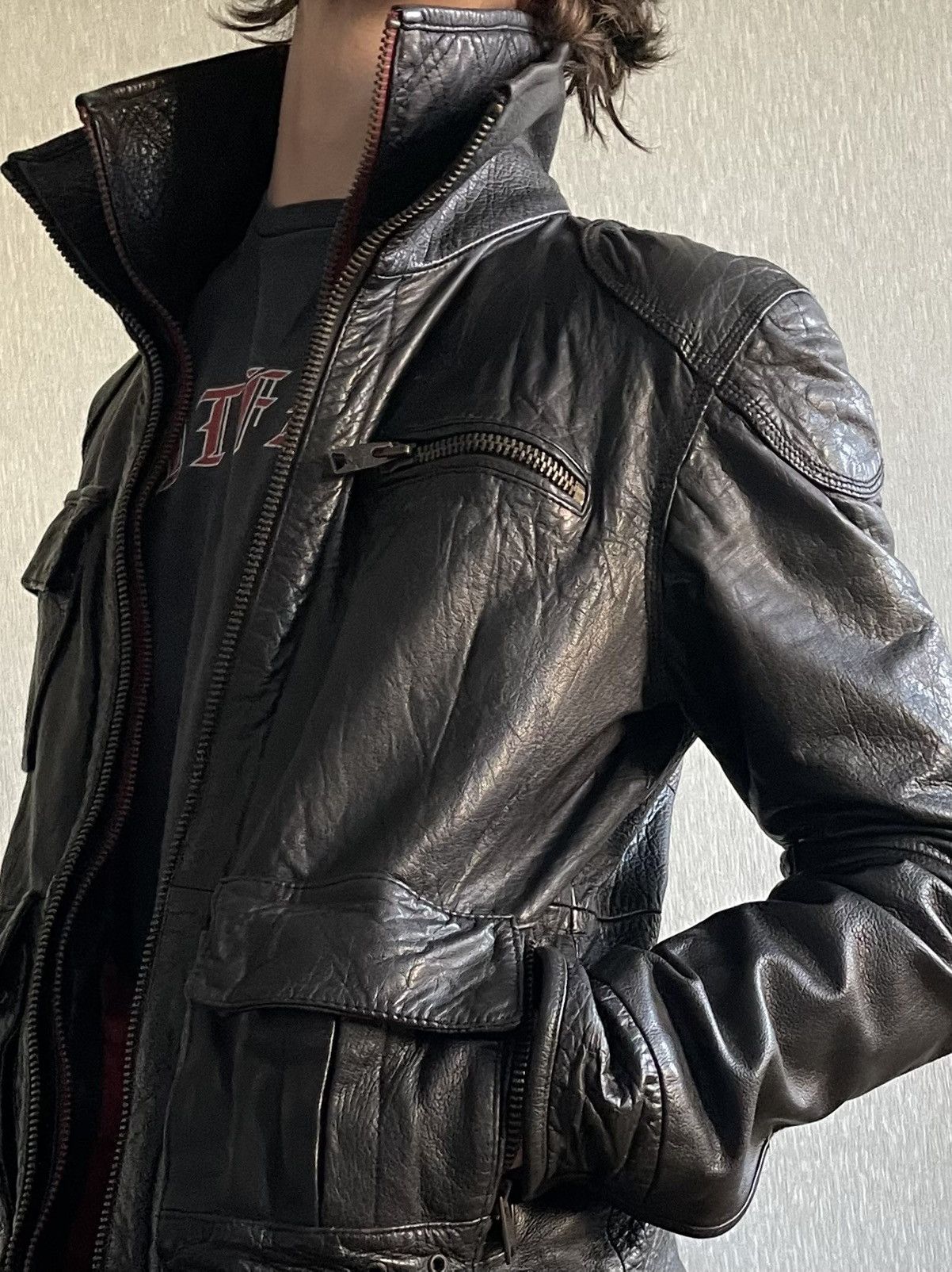 Superdry Superheavyweight Leather; Motorbike & Engineering Insp. Jack Size US L / EU 52-54 / 3 - 3 Thumbnail