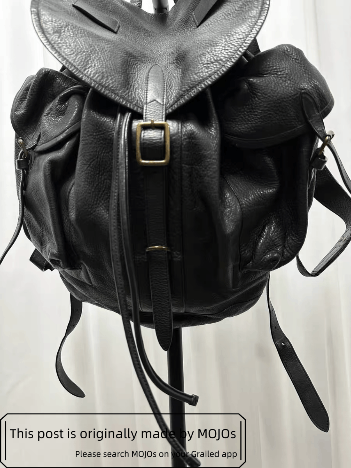 Dries Van Noten Dries Van Noten 16AW Leather Backpack mojos12132219 Size ONE SIZE - 4 Thumbnail