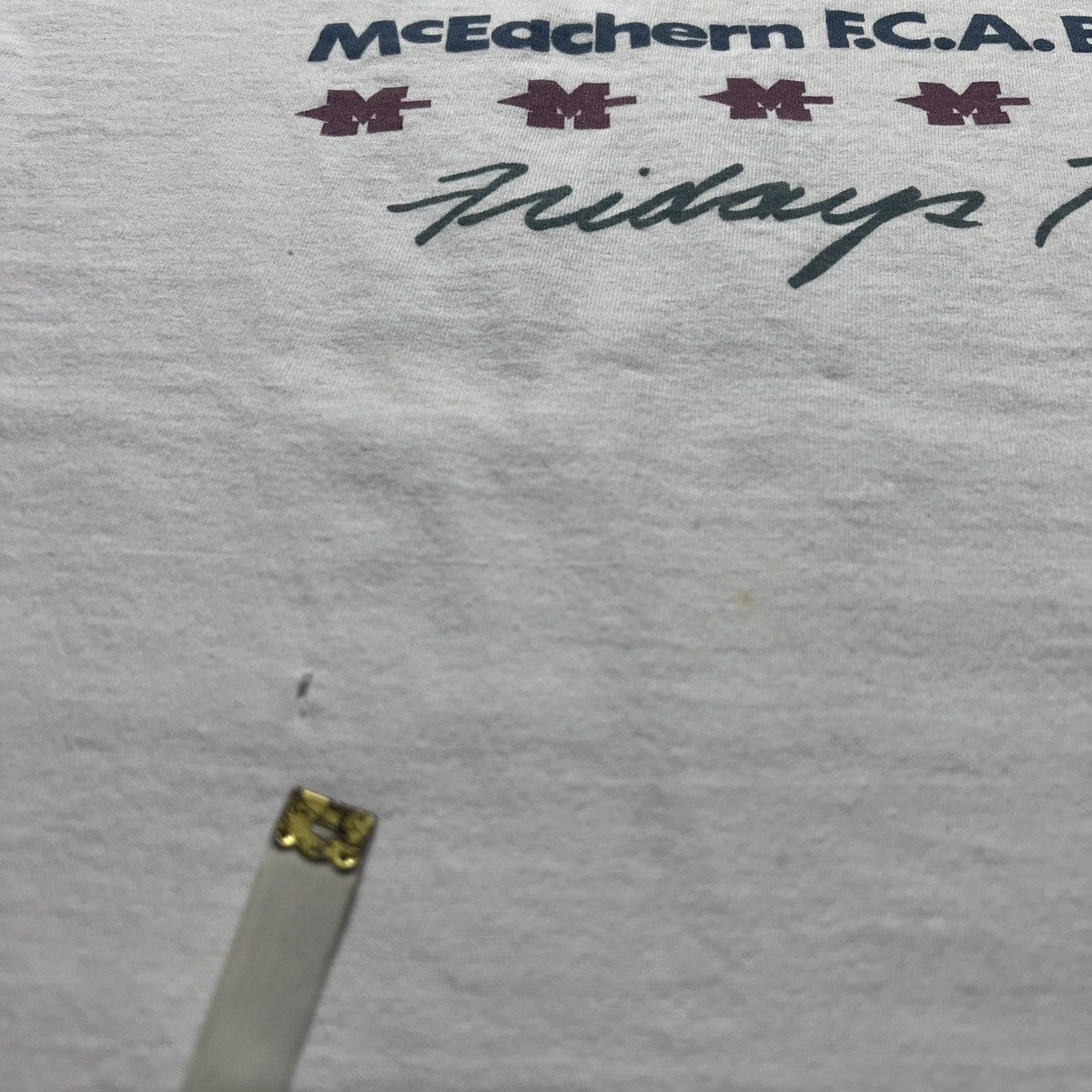 Vintage Vintage 90s FCA Bible Study Jesus God Holy Promo Tee 2XL Size US XXL / EU 58 / 5 - 9 Thumbnail