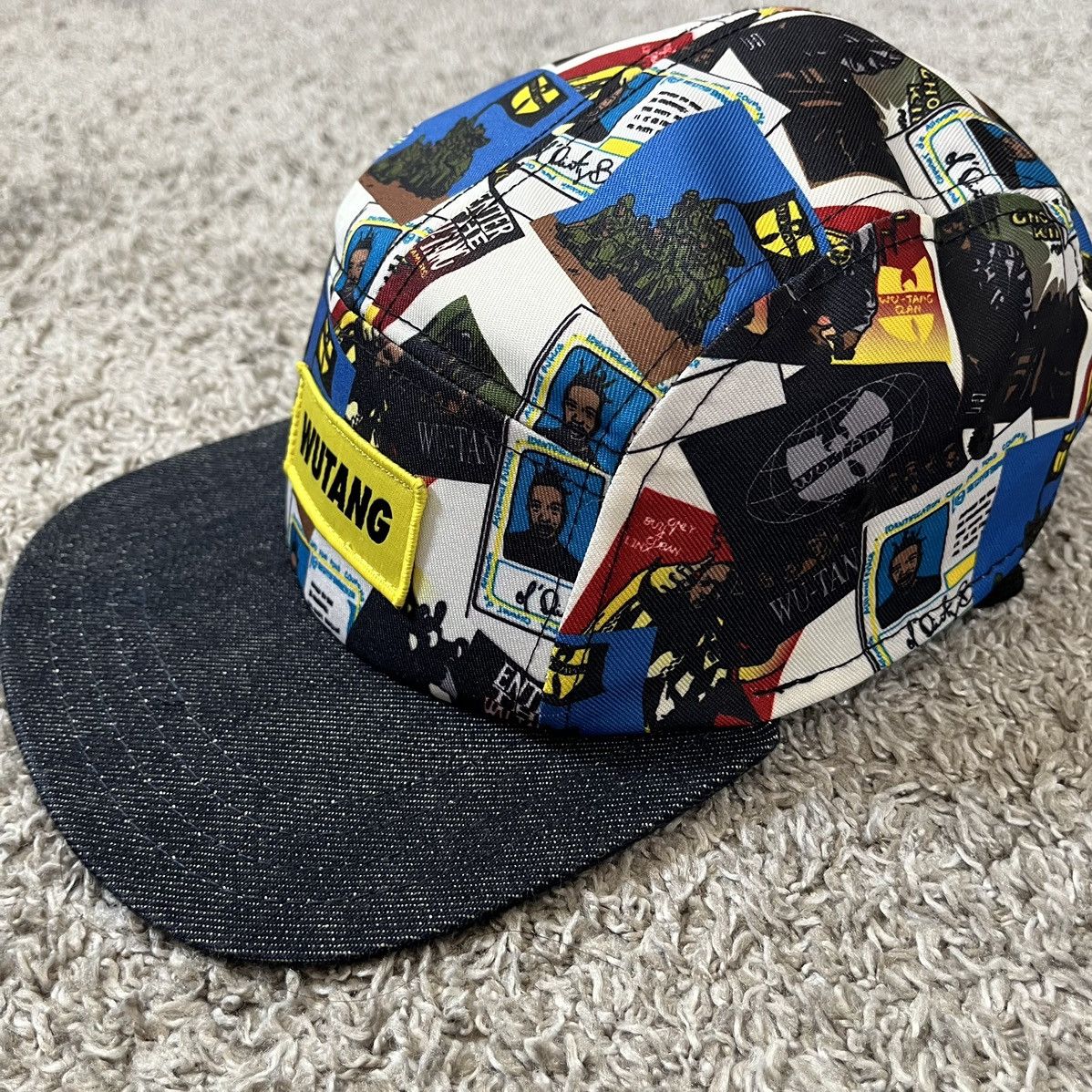 Wu-Tang Clan 🔴Wu-Tang 5 Panel Hat Discography Rare WuTang Cap Rza Gza Size ONE SIZE - 10 Thumbnail