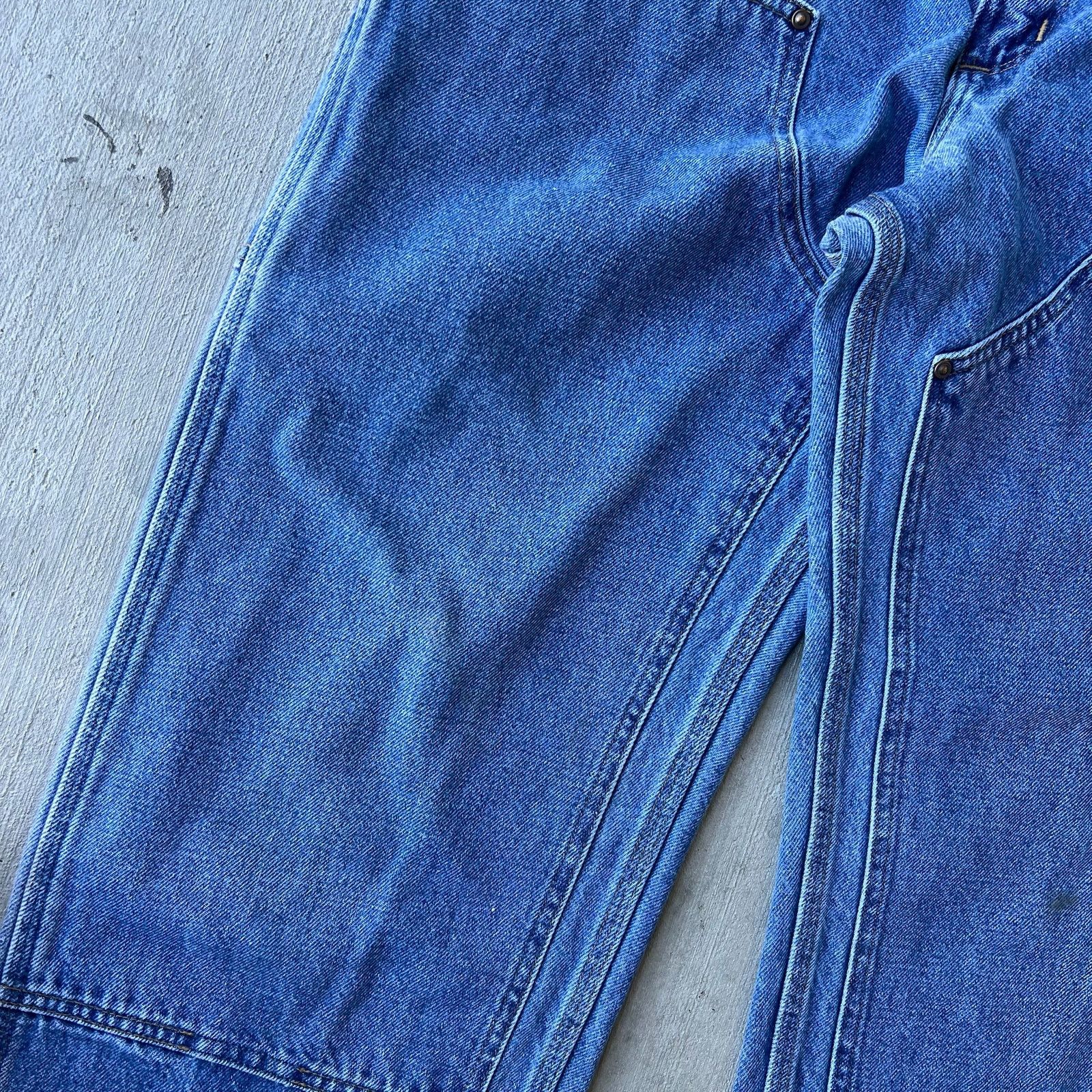 Carhartt × Vintage Carhartt denim blue jeans double knee work carpenter pants Size US 36 / EU 52 - 7 Thumbnail