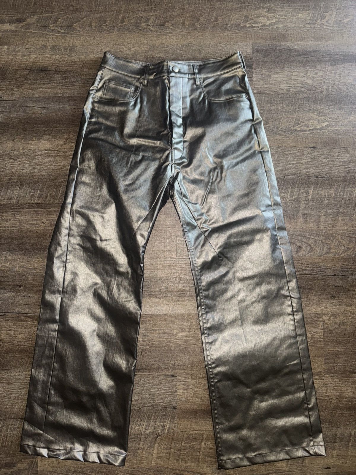 Rick Owens Rick Owens coated Geth pants “Lido” UPDATED Size US 29 - 1 Thumbnail