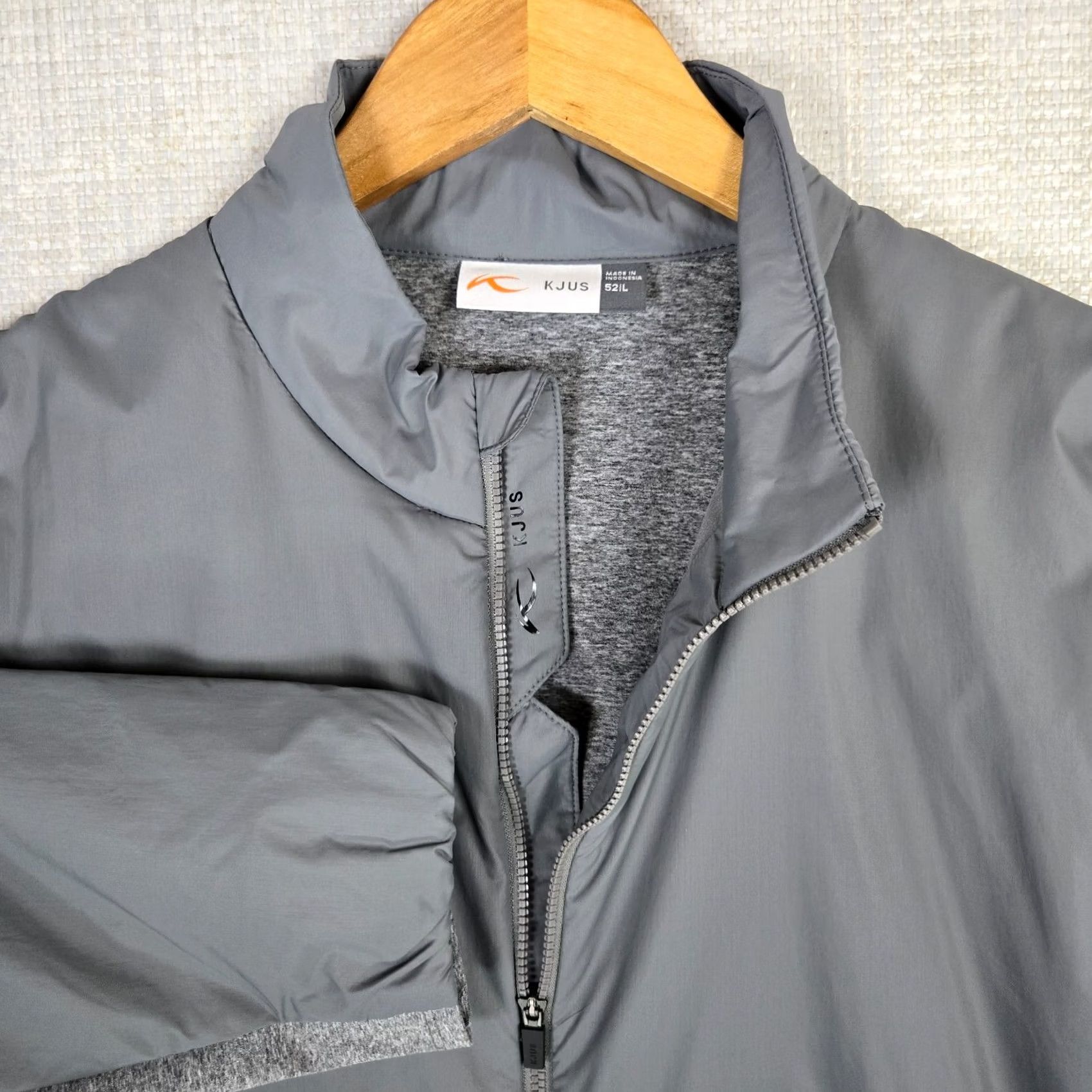 KJUS KJUS Men's Full Zip Insulated Windproof Hybrid Jacket Golf Casual Gray Large Size US L / EU 52-54 / 3 - 6 Thumbnail