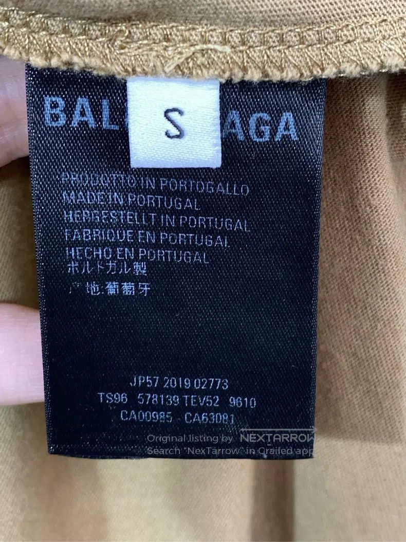 Balenciaga Balenciaga Short-sleeve T-shirt with double B wheat patter Size US S / EU 44-46 / 1 - 7 Thumbnail