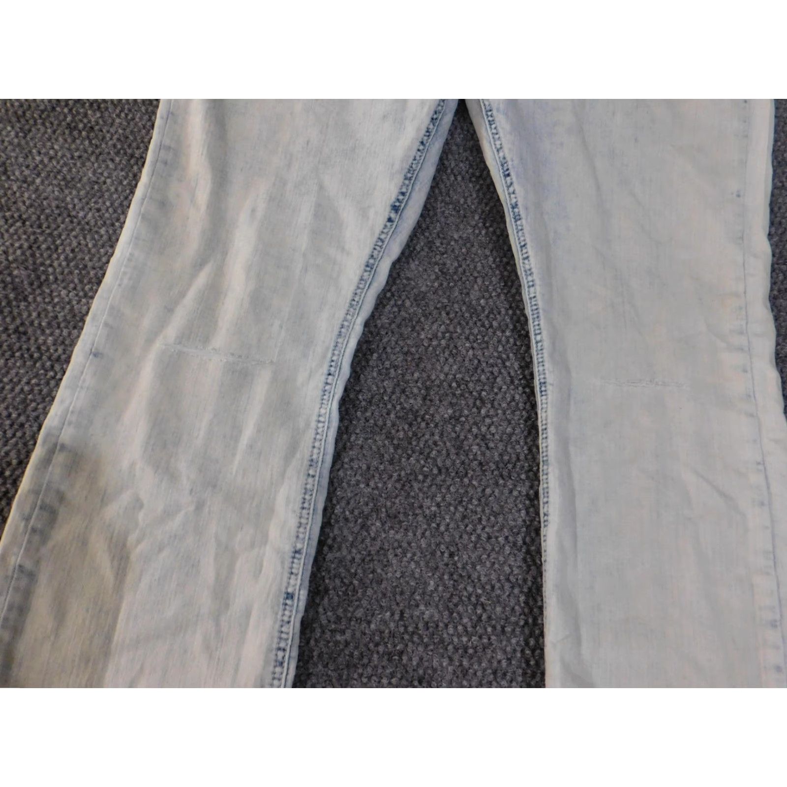 Buffalo David Bitton VINTAGE Buffalo David Bitton Jeans Mens 36x32 Light Wash Max-X Skinny Stretch Denim Size US 36 / EU 52 - 4 Thumbnail