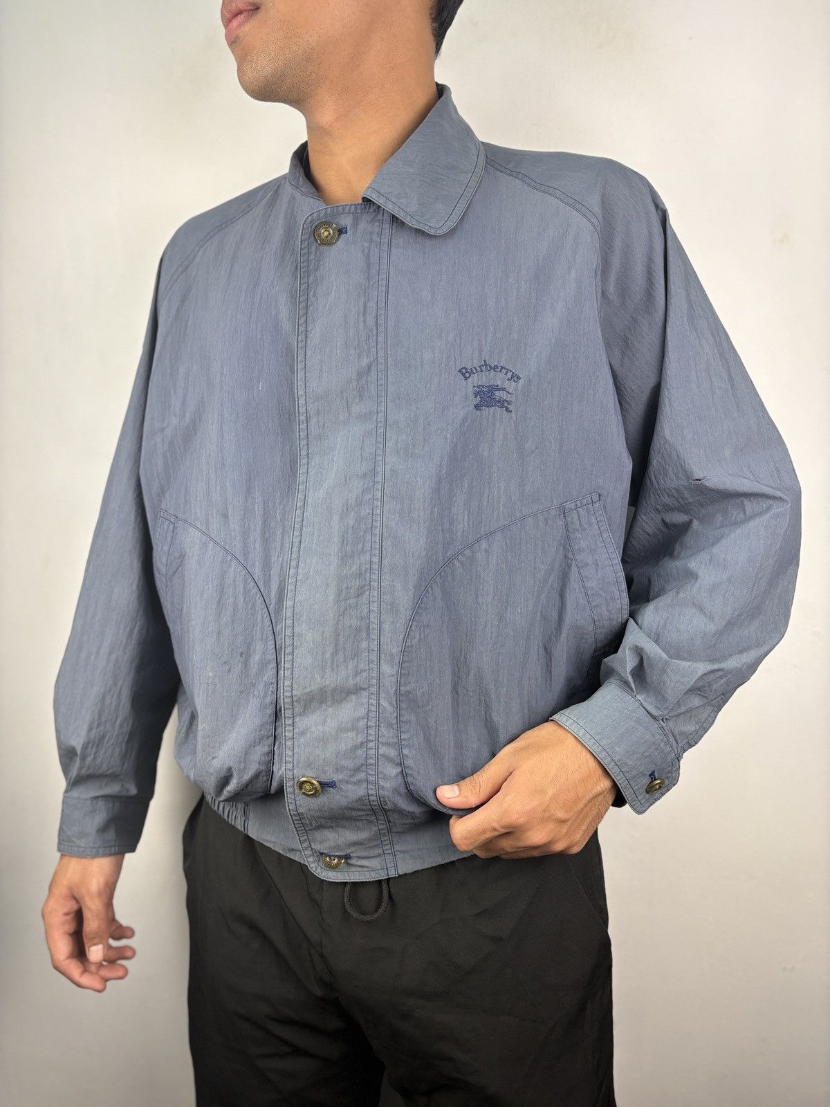 Burberry Vintage 90s Burberry Light Jacket Size US M / EU 48-50 / 2 - 1 Thumbnail