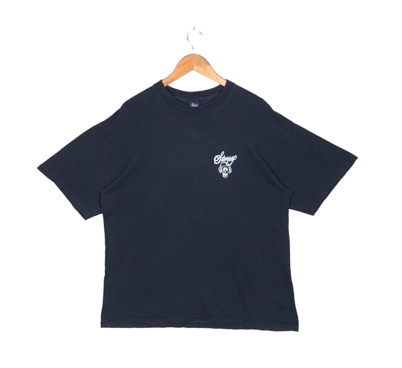 Stussy Vintage 90s Stussy Skull Design Tshirt Size US XL / EU 56 / 4 - 2 Thumbnail