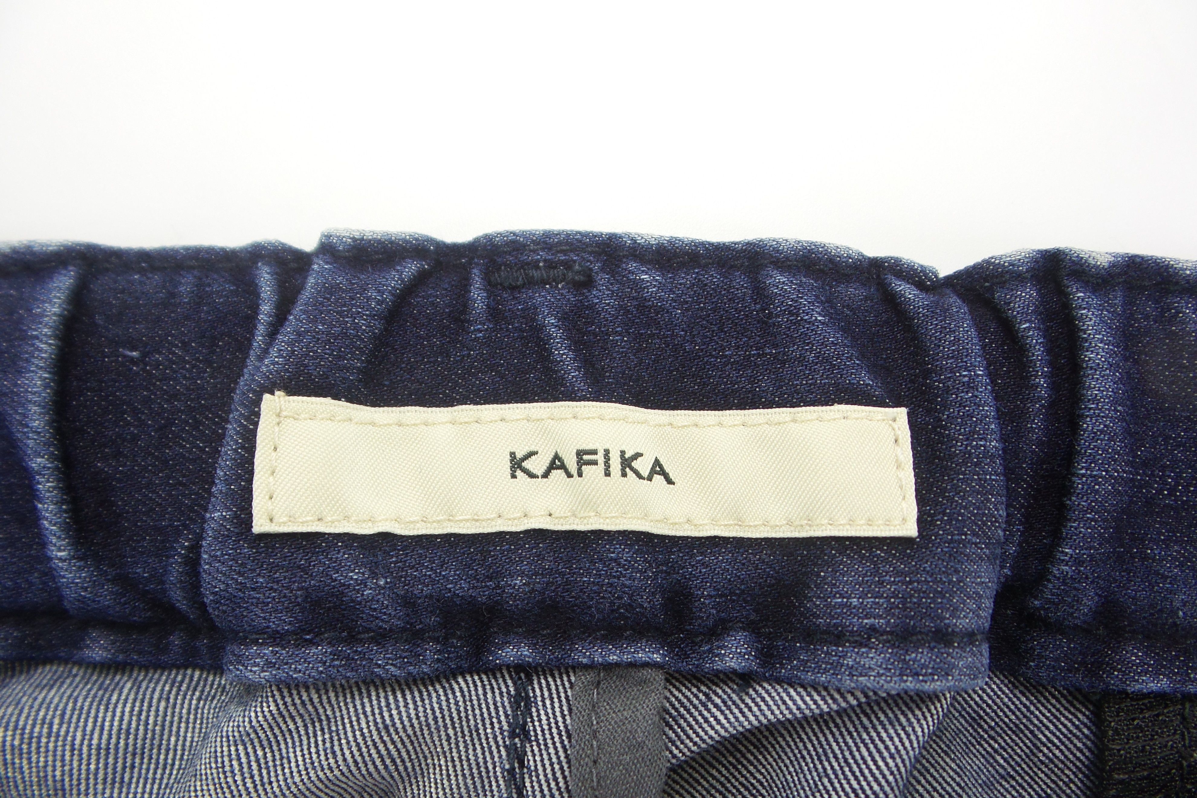 Designer × Japanese Brand × KOJIMA GENES Kafika Okayama Kojima Japan Blue Denim Pants W33-35xL39 Size US 33 - 3 Thumbnail