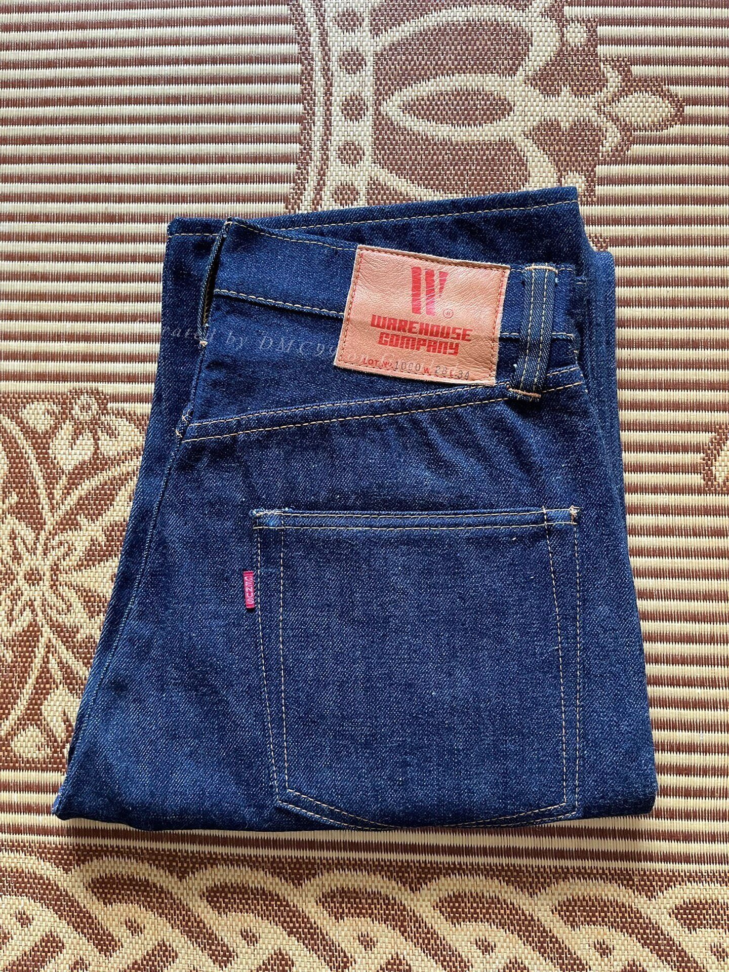 Warehouse & Co. Warehouse 1000 Natural Indigo Dyed Jeans W28 Size US 28 / EU 44 - 1 Thumbnail