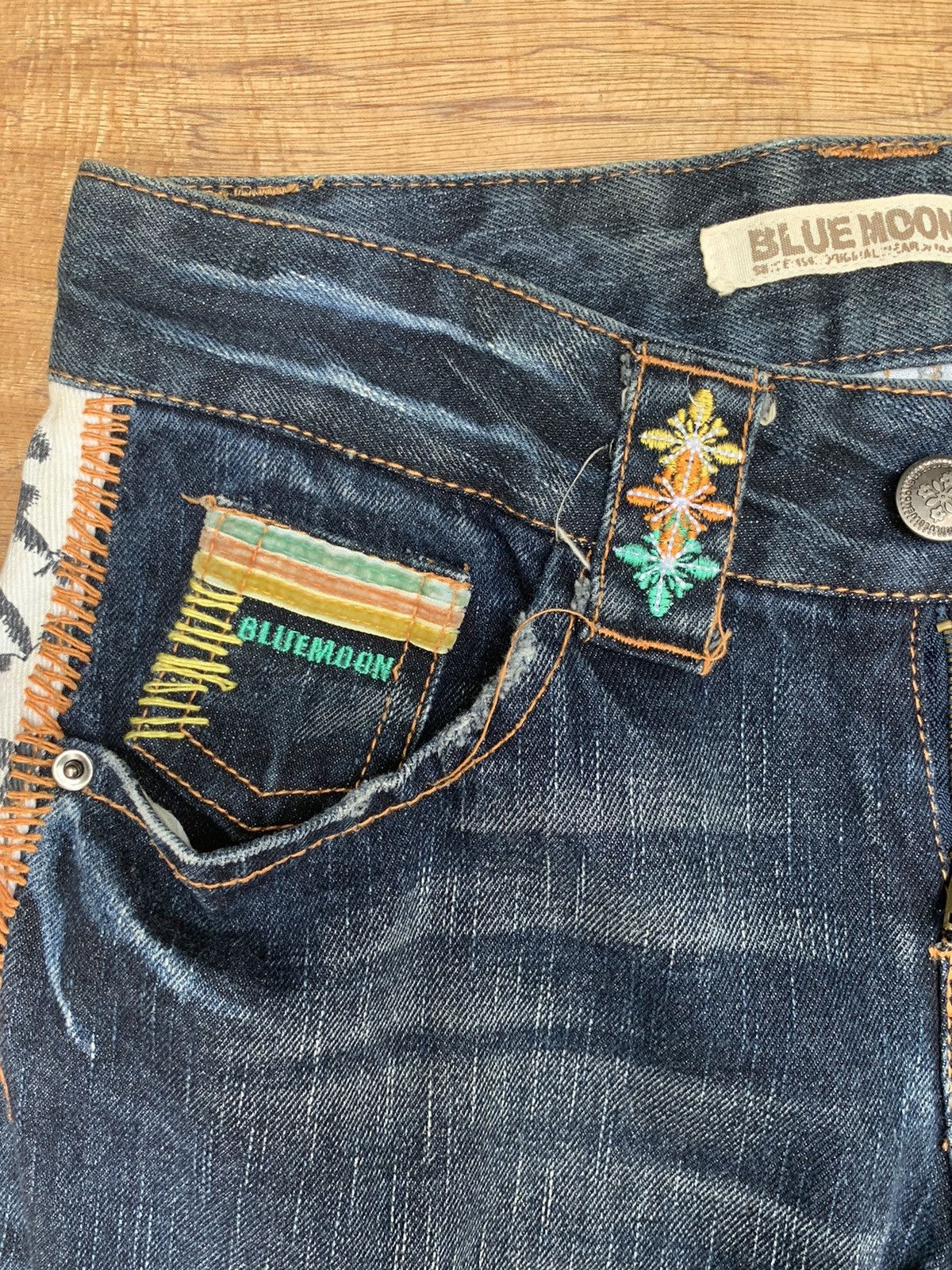 Hysteric Glamour × Japanese Brand × Vintage Blue Moon Blue Welina Flare Inspired by Hysteric Glamour Size US 29 - 16 Thumbnail