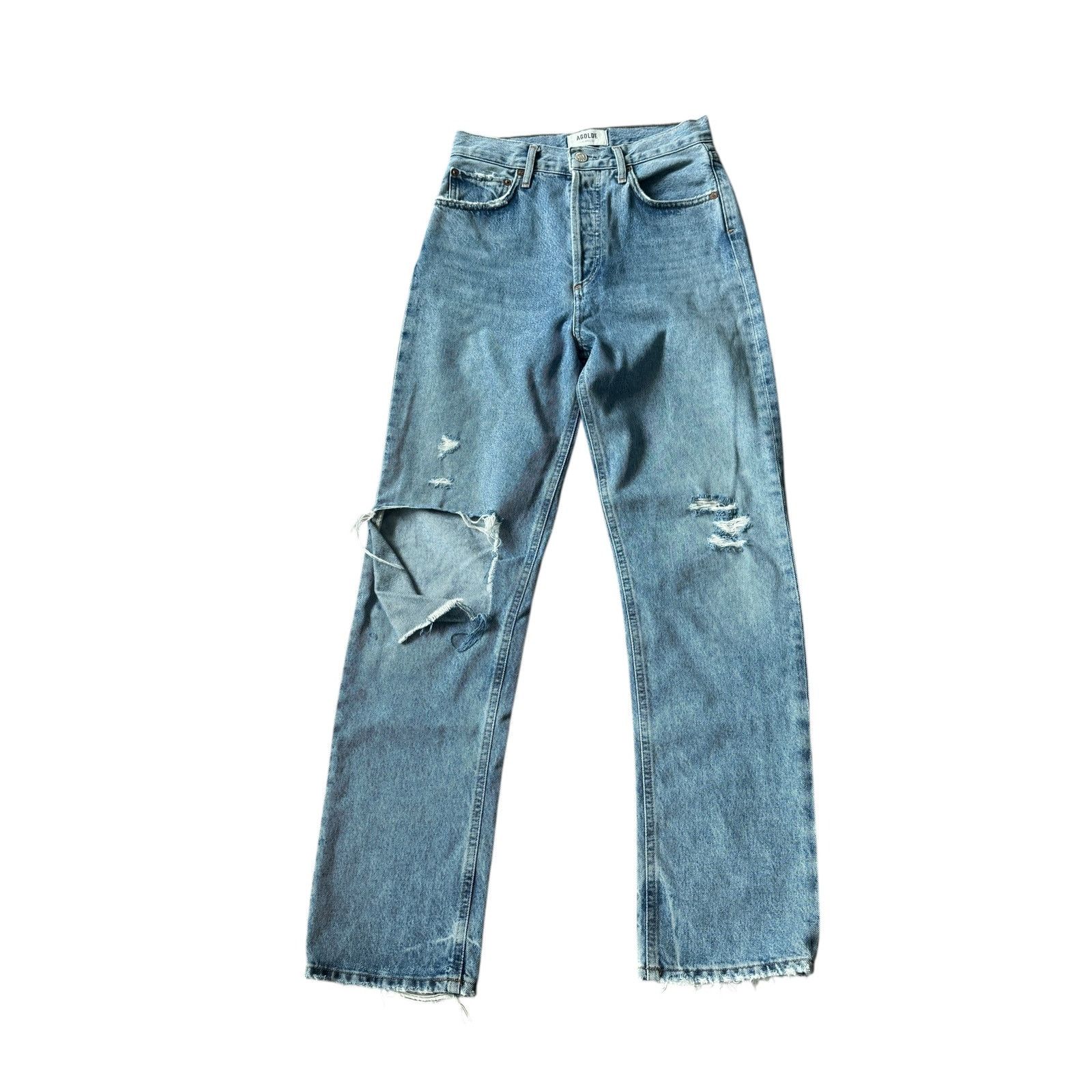 Agolde AGOLDE 90s Pinch Waist Jean Lineup Wash Size 24" / US 00 / IT 34 - 2 Thumbnail