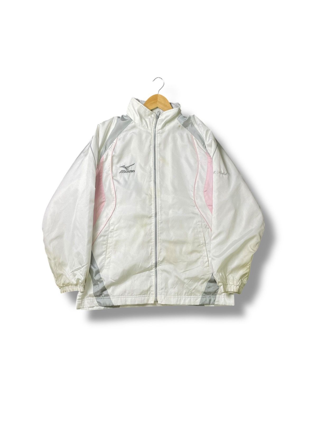 Japanese Brand × Mizuno × Vintage Vintage Mizuno Windbreaker Tracktop (48) Size US S / EU 44-46 / 1 - 1 Thumbnail