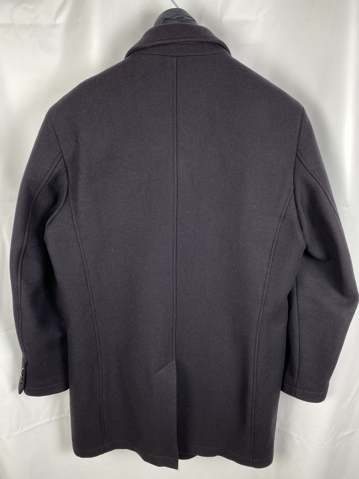 Other Mabrun Italy Wool-Viscose Navy Blue Coat Men size 52 Size US L / EU 52-54 / 3 - 7 Thumbnail