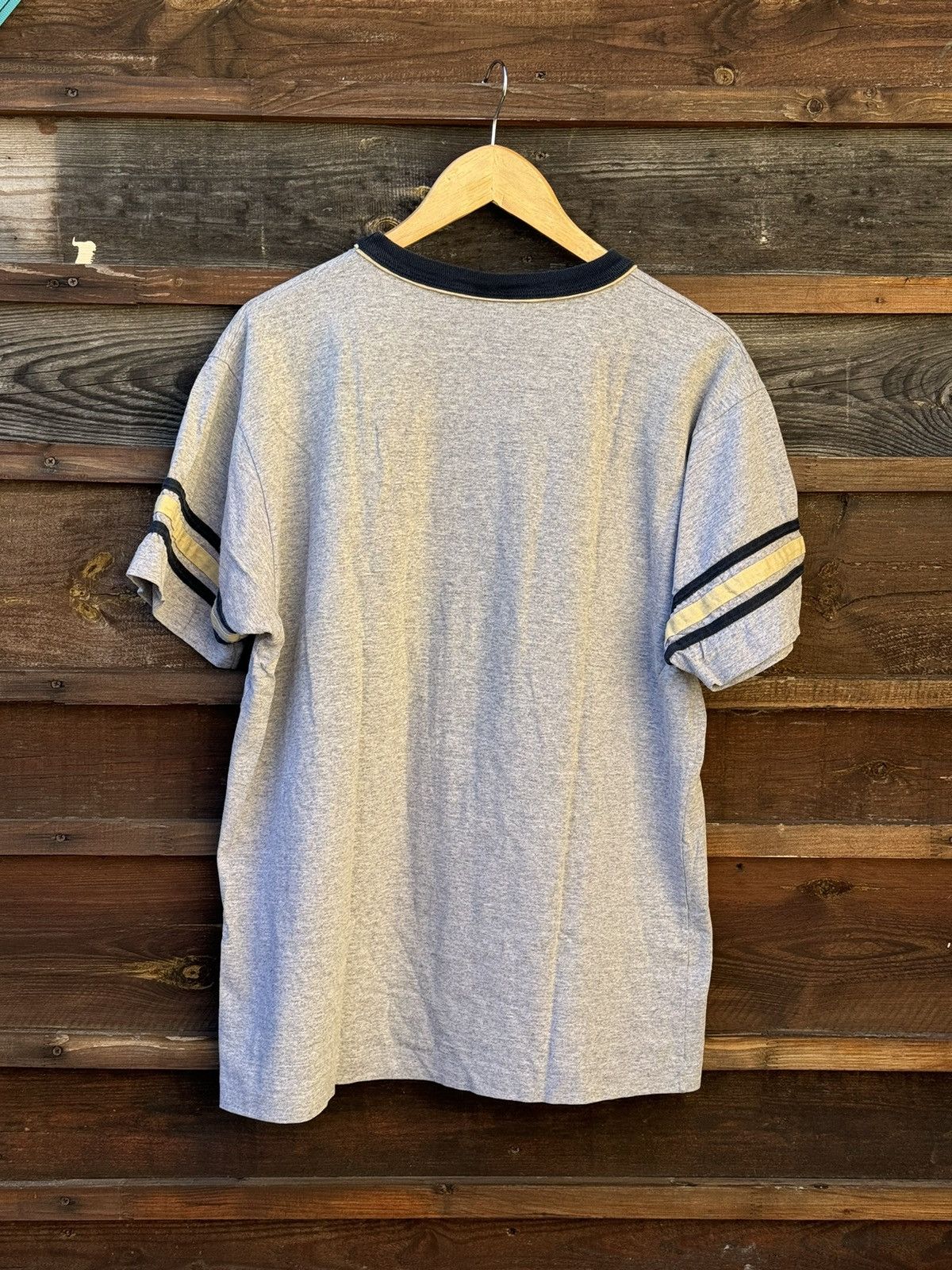 Stussy × Vintage 1980’s Stussy Athletics Lion Grey vintage t-shirt tee USA Size US L / EU 52-54 / 3 - 9 Thumbnail