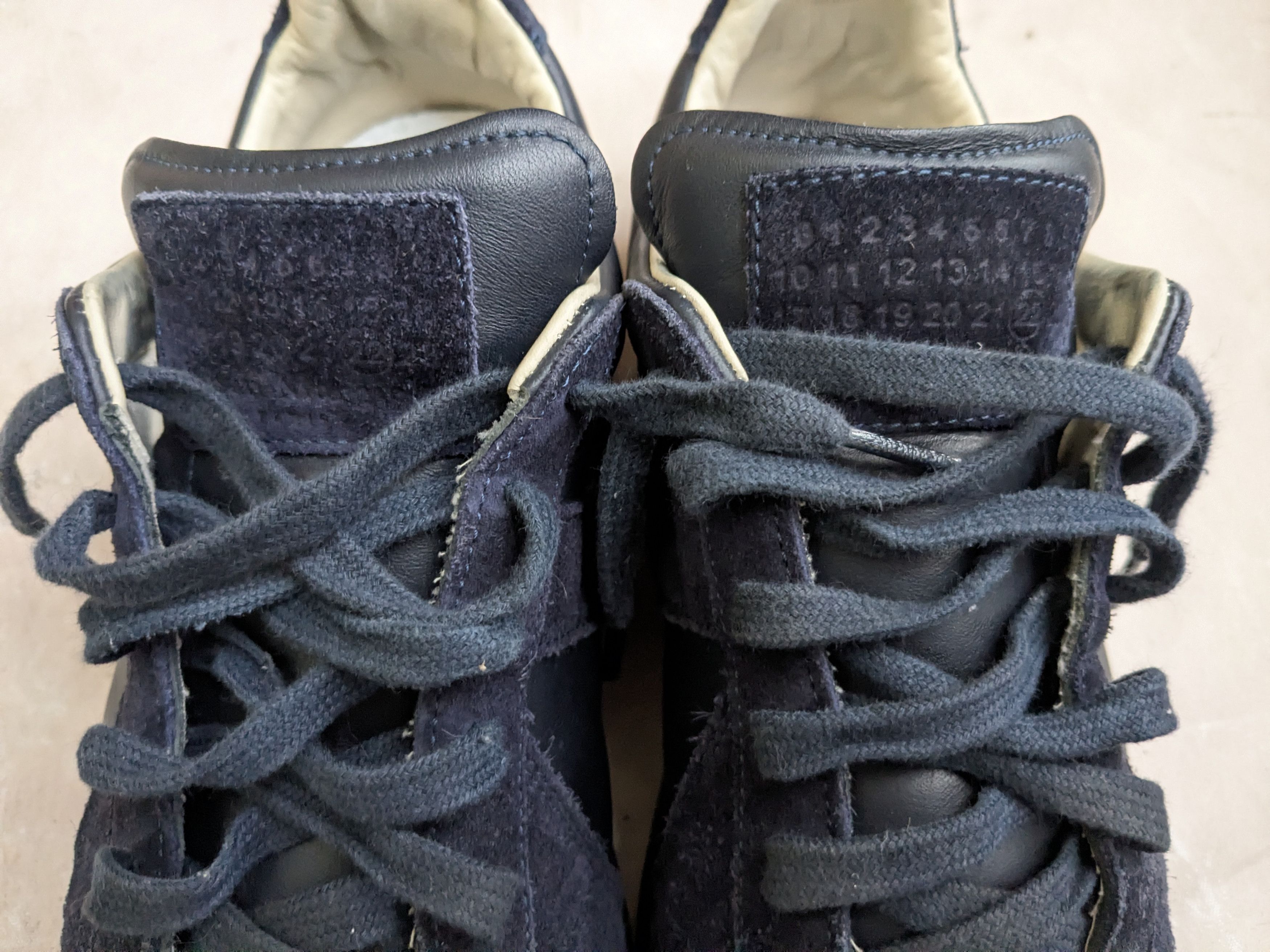 Maison Margiela Maison Margiela Replica GAT Navy Blue 9 42 Low Tops Size US 9 / EU 42 - 3 Thumbnail