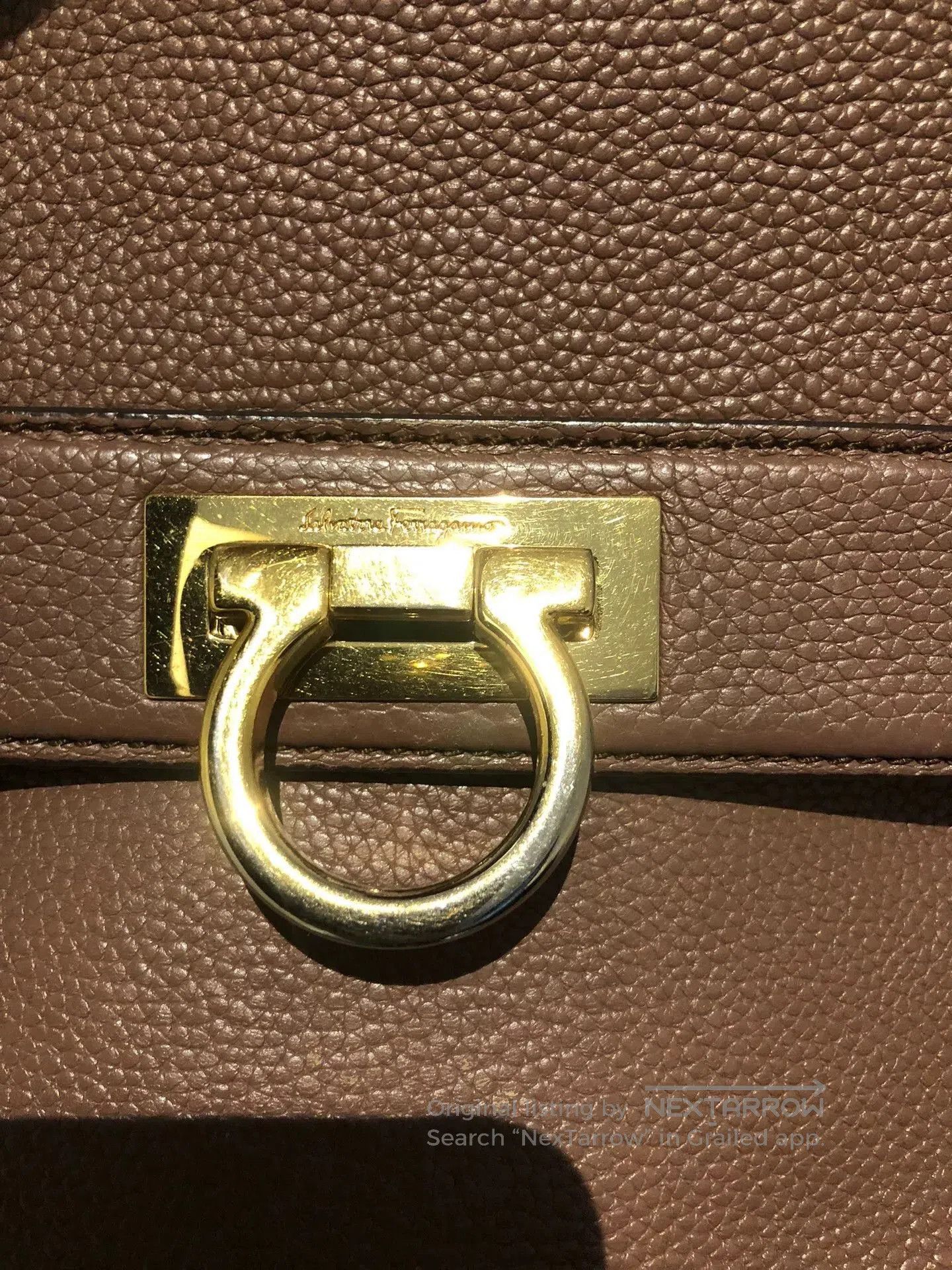 Salvatore Ferragamo Salvatore Ferragamo Red Leather Tote Shoulder Bag. Size ONE SIZE - 5 Thumbnail