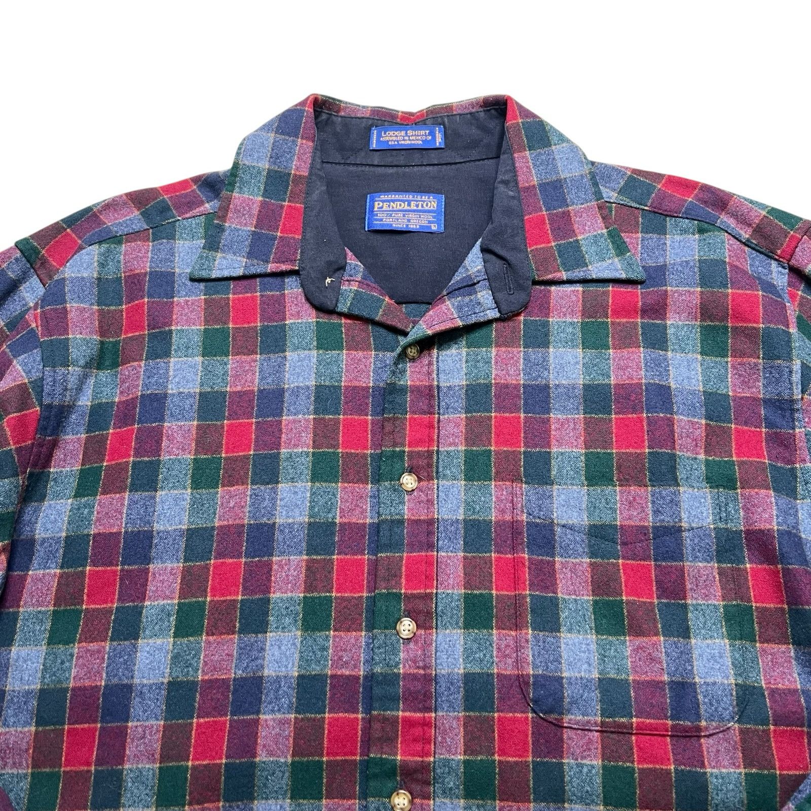 Pendleton Vintage Pendleton Flannel Mens Large Red Button Up Shirt Size US L / EU 52-54 / 3 - 10 Thumbnail