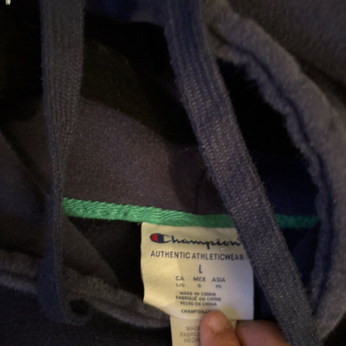 Champion Notre Dame hoodie Size US L / EU 52-54 / 3 - 3 Thumbnail