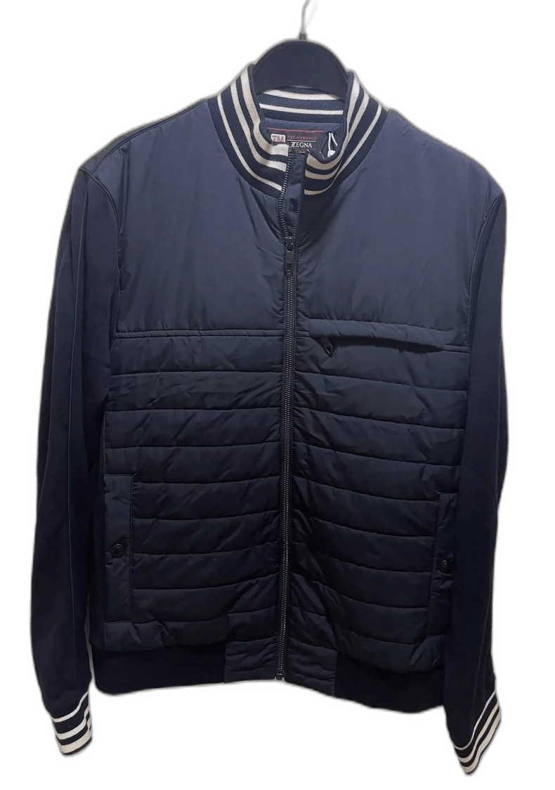 Ermenegildo Zegna Zegna Techmerino Wool Baseball Jacket Size US M / EU 48-50 / 2 - 1 Thumbnail