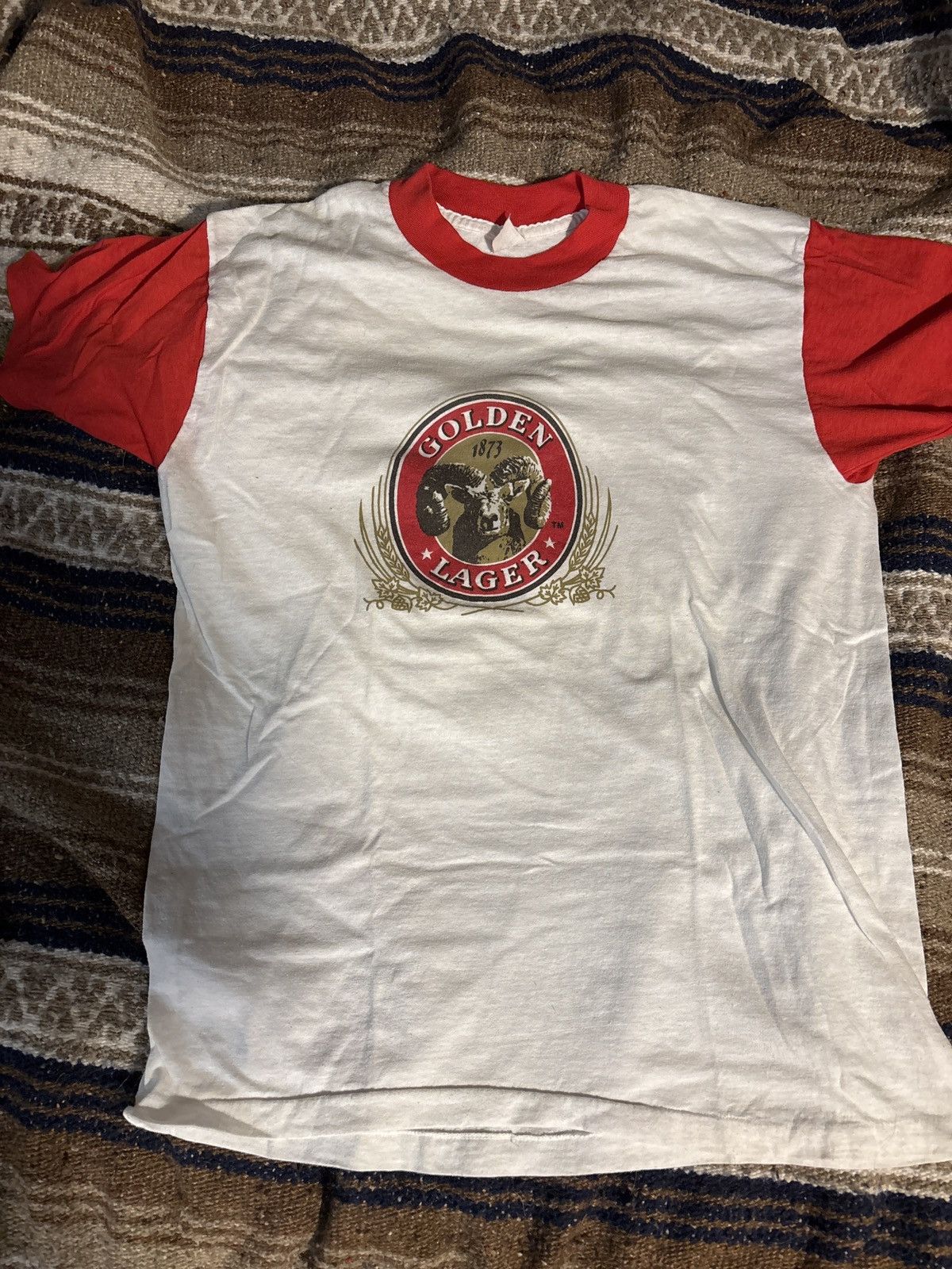 Other 1980s Golden lager beer shirt Size US L / EU 52-54 / 3 - 3 Thumbnail